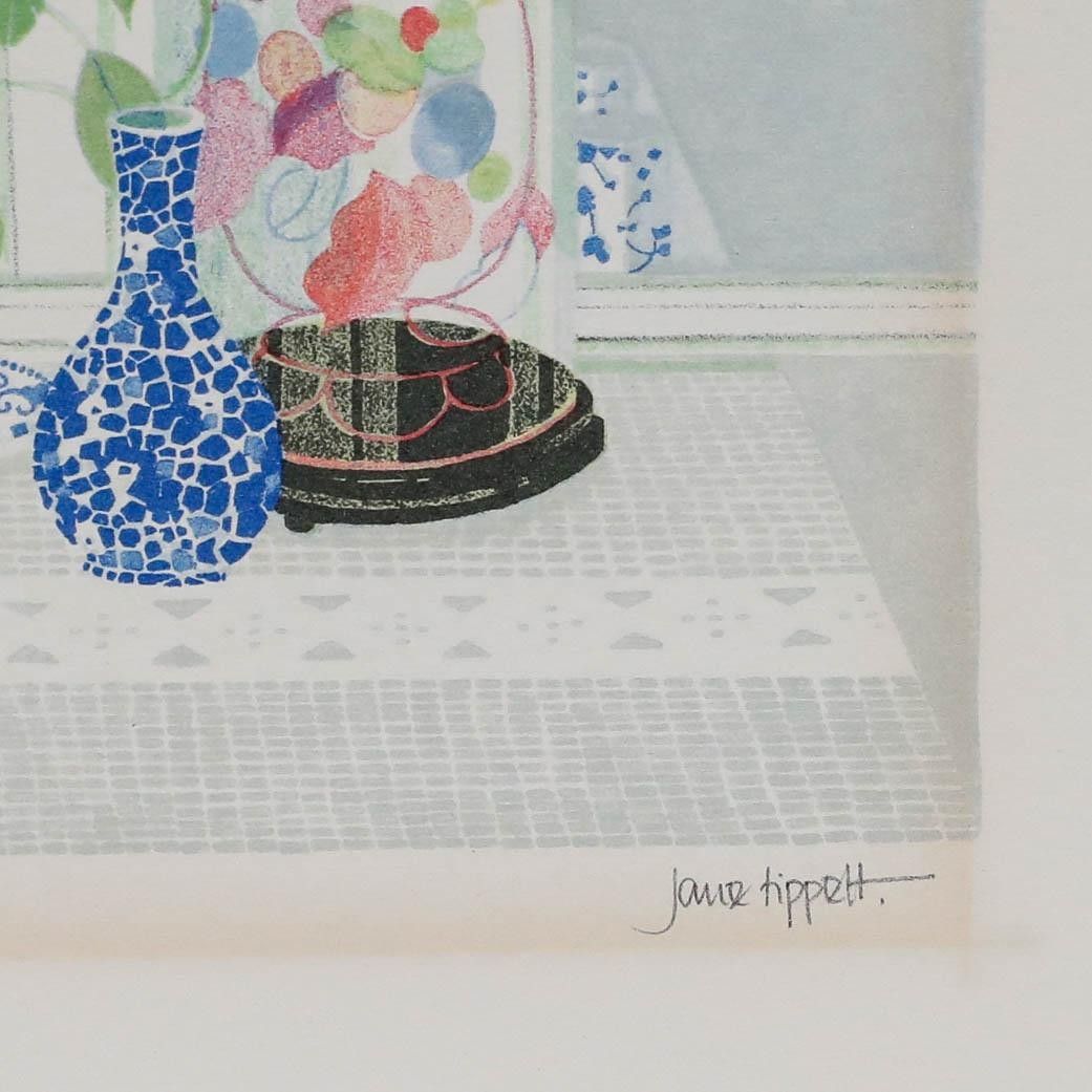 Jane Tippett (B.1949) 20th Century Lithograph, By The Windowsill photo Art