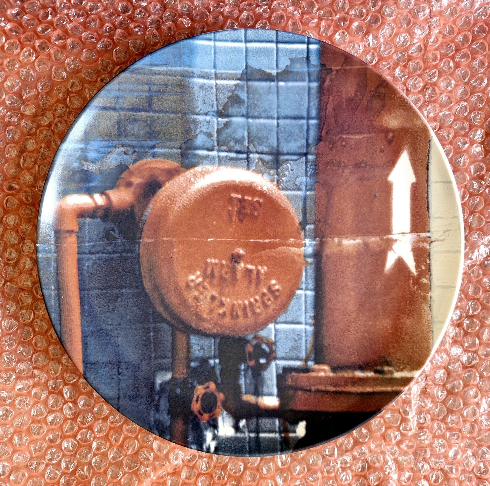 Limited Edition Set Of 6 Robert Rauschenberg Transfer Printed Porcelain Plates. photo vinterior