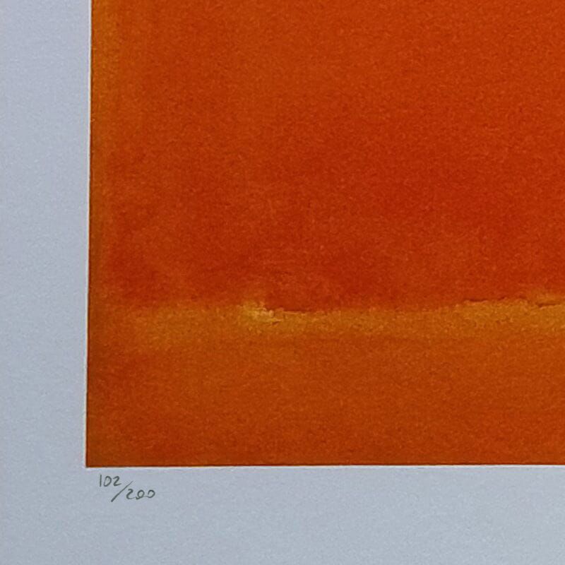 1980s Original Gorgeous Mark Rothko Limited Edition Lithograph photo Art