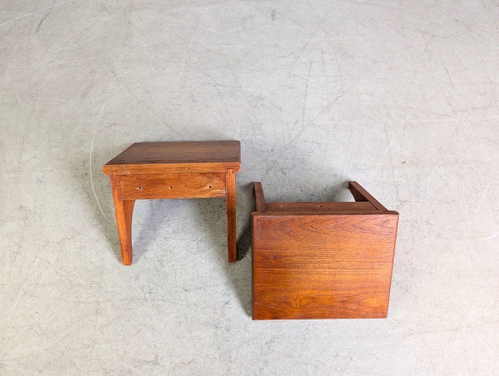 Original Set Of 2 Midcentury Wall Brackets Wall Shelf Teak 1960 photo buy