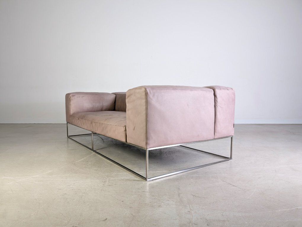 Original Living Divani Ile Cube Leather Sofa Couch Two Seater Design photo 4090.0