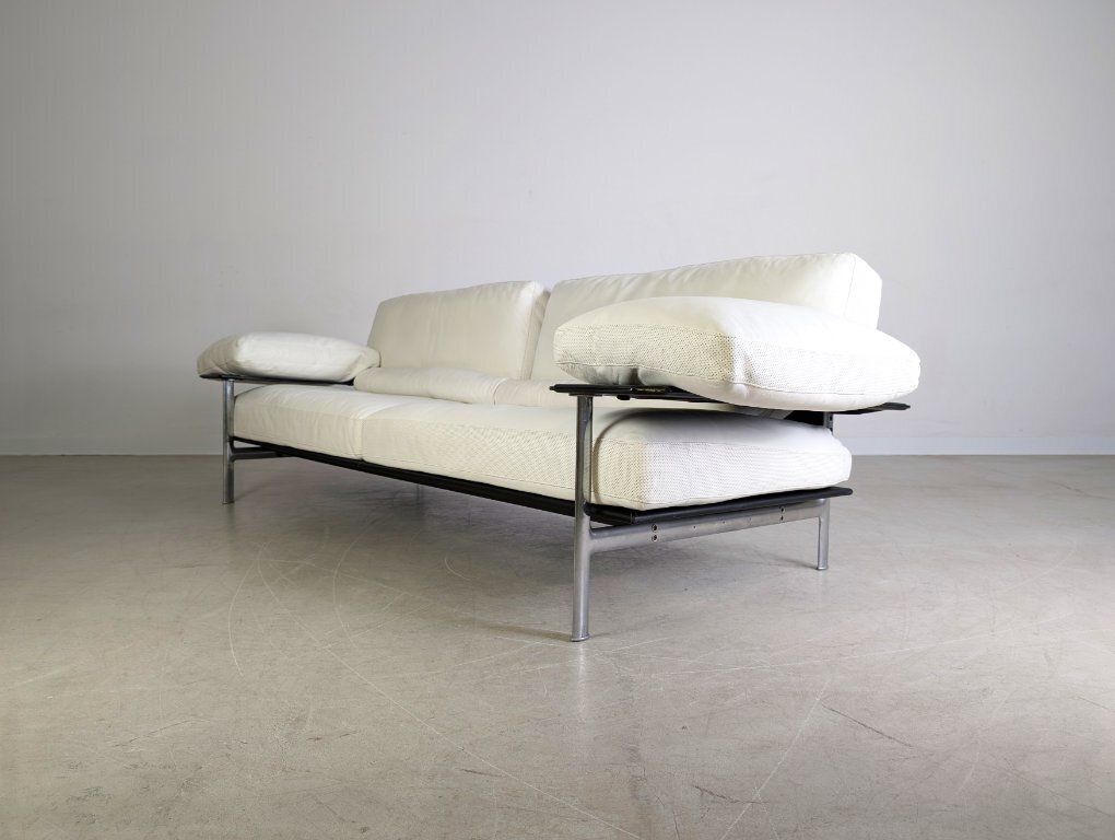 B&B Italia Sofa Diesis Leder Weiß Couch Antonio Citterio Paolo Nava photo 5208.0