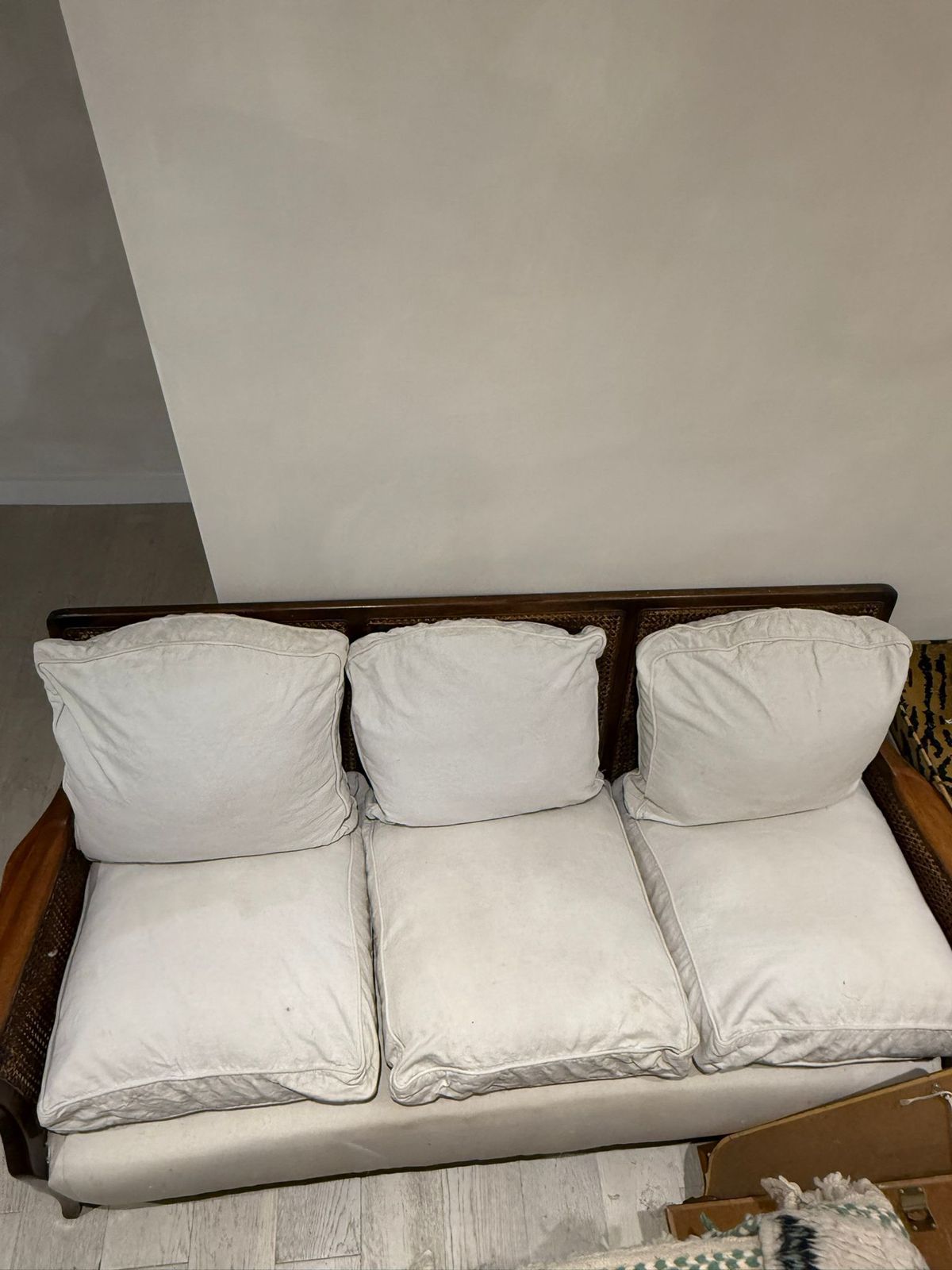 Bergere 1920s Rattan Three Seater Sofa