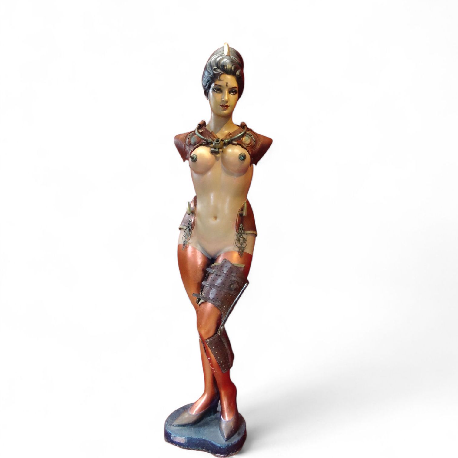 photo buy 3 X Studio Shilpa Sadhana Life Size Mannequin / Carnival Dummy's / Bombay India 1948