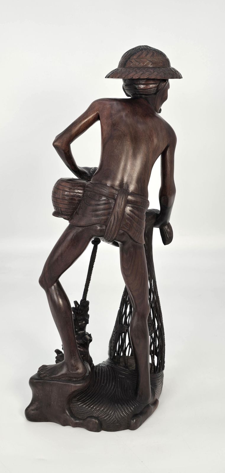 photo for sale Antique Balinese Carved Hardwood Figure, Circa 1900