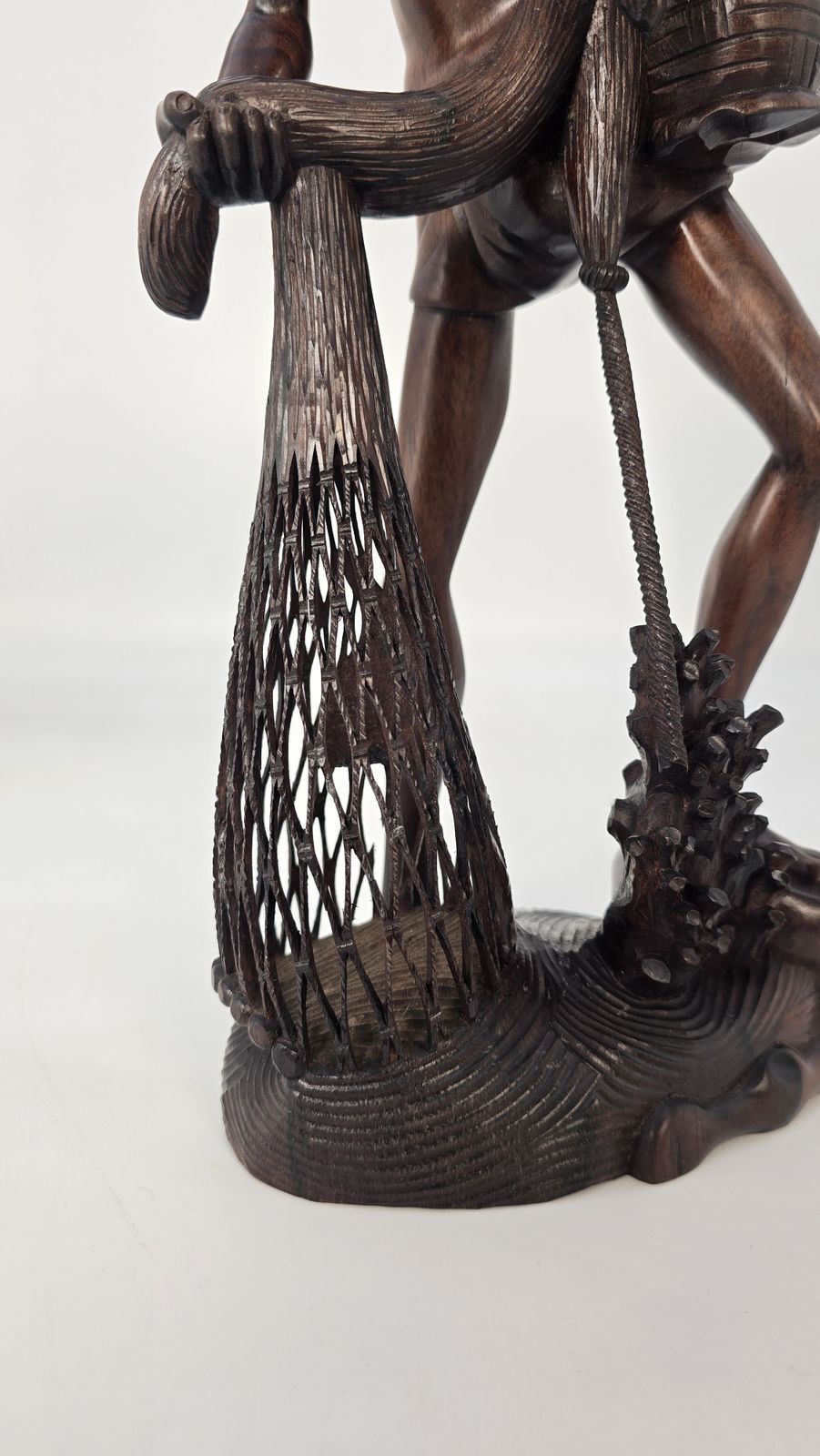 photo buy Antique Balinese Carved Hardwood Figure, Circa 1900