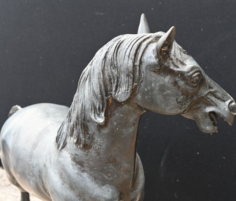 Italian Bronze Horse Statue Bronze Pony Garden Casting photo buy