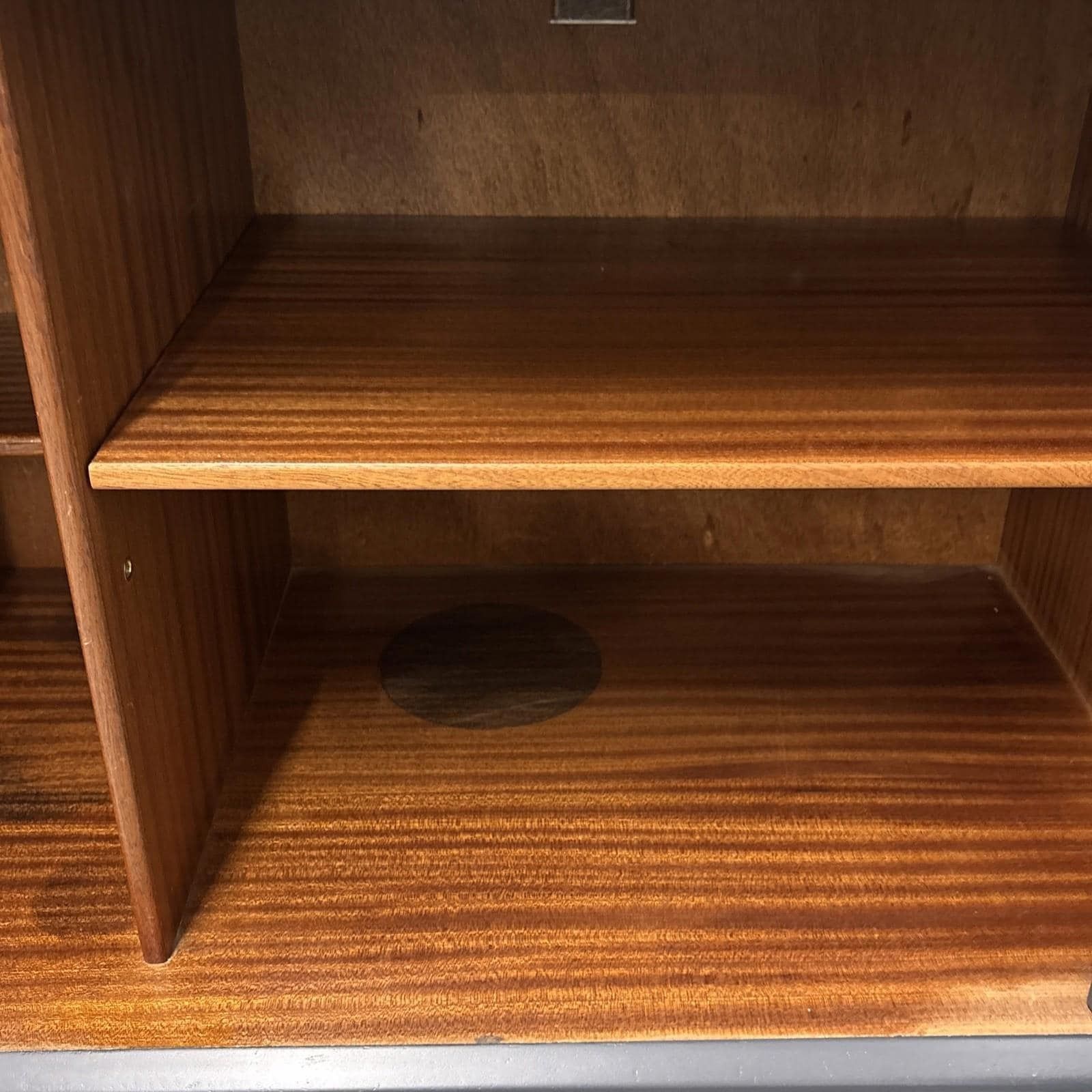 G Plan Librenza Sideboard: Refinished Tola & Black Mcm Cabinet photo vintage