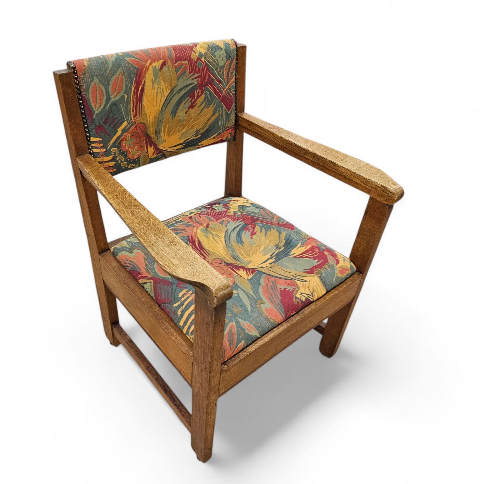 Furniture 2 X Art Deco Arm Chairs / Very Good Condition / 1930s photo
