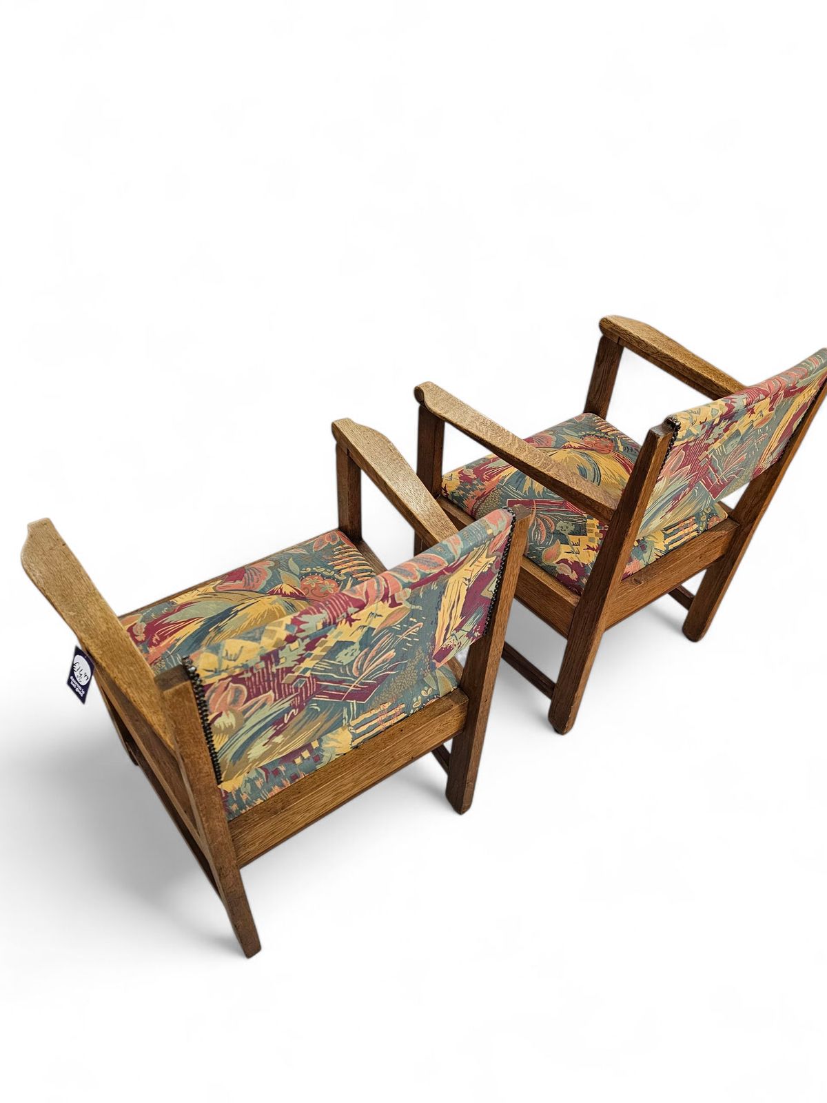 1808.0 2 X Art Deco Arm Chairs / Very Good Condition / 1930s photo
