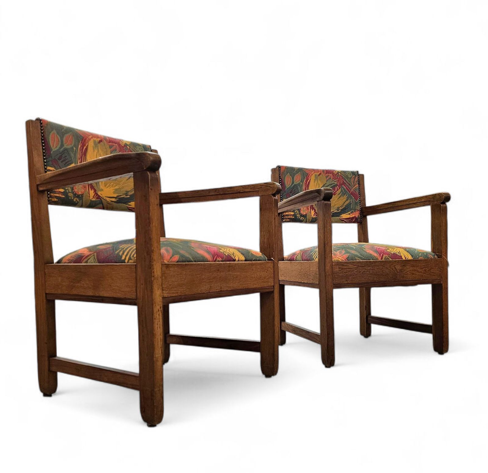 photo buy 2 X Art Deco Arm Chairs / Very Good Condition / 1930s