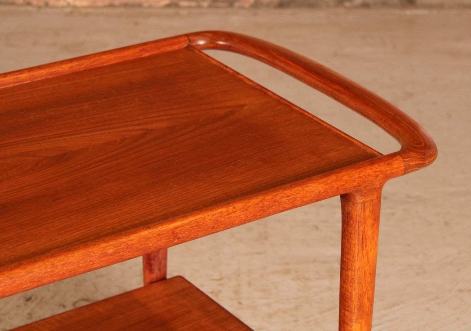 Mid Century 2 Tier Teak Serving Trolley By Niels O. Møller For J.L. Møllers, 1960s photo 950.0