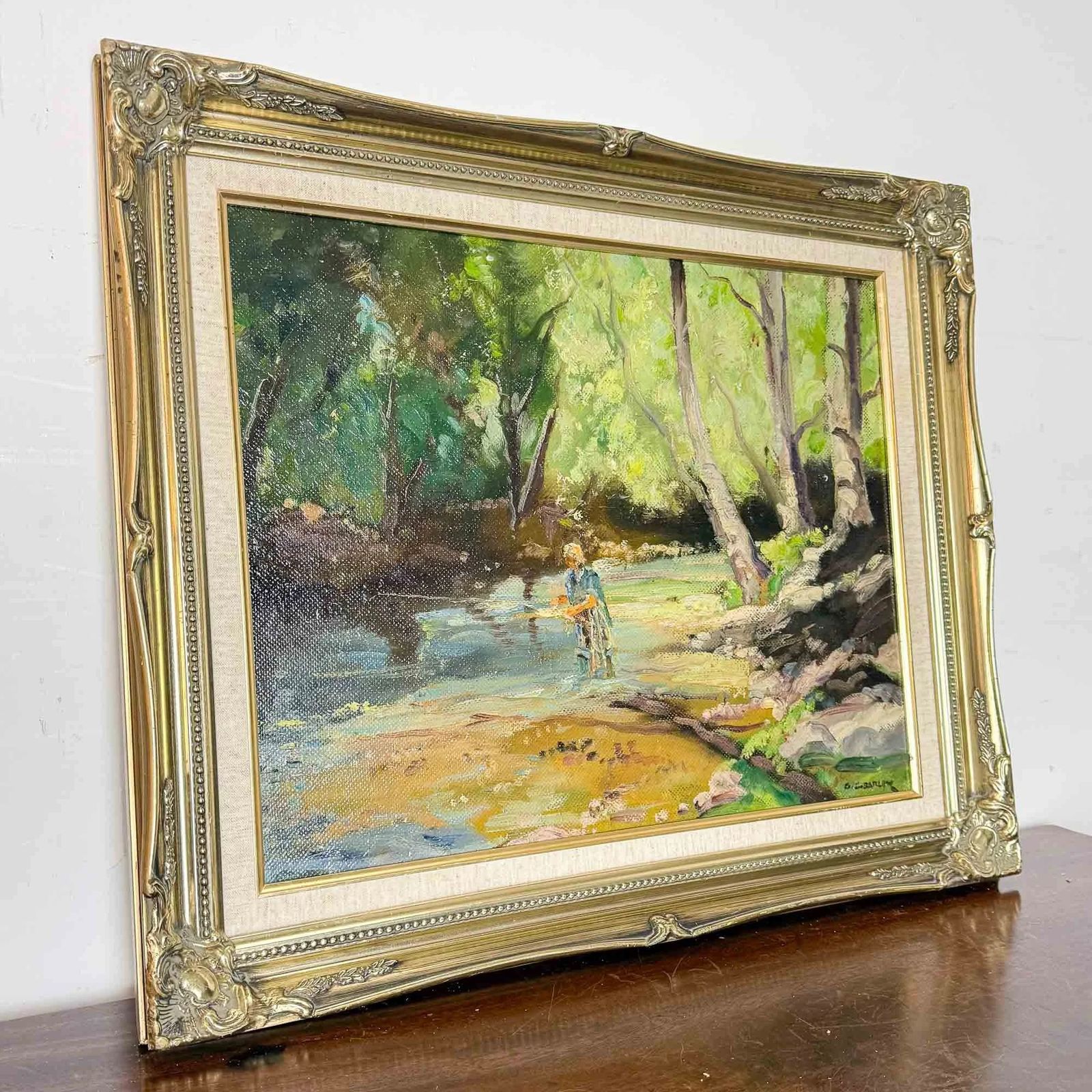 Oil Painting By Gordon Clifford Barlow photo furniture