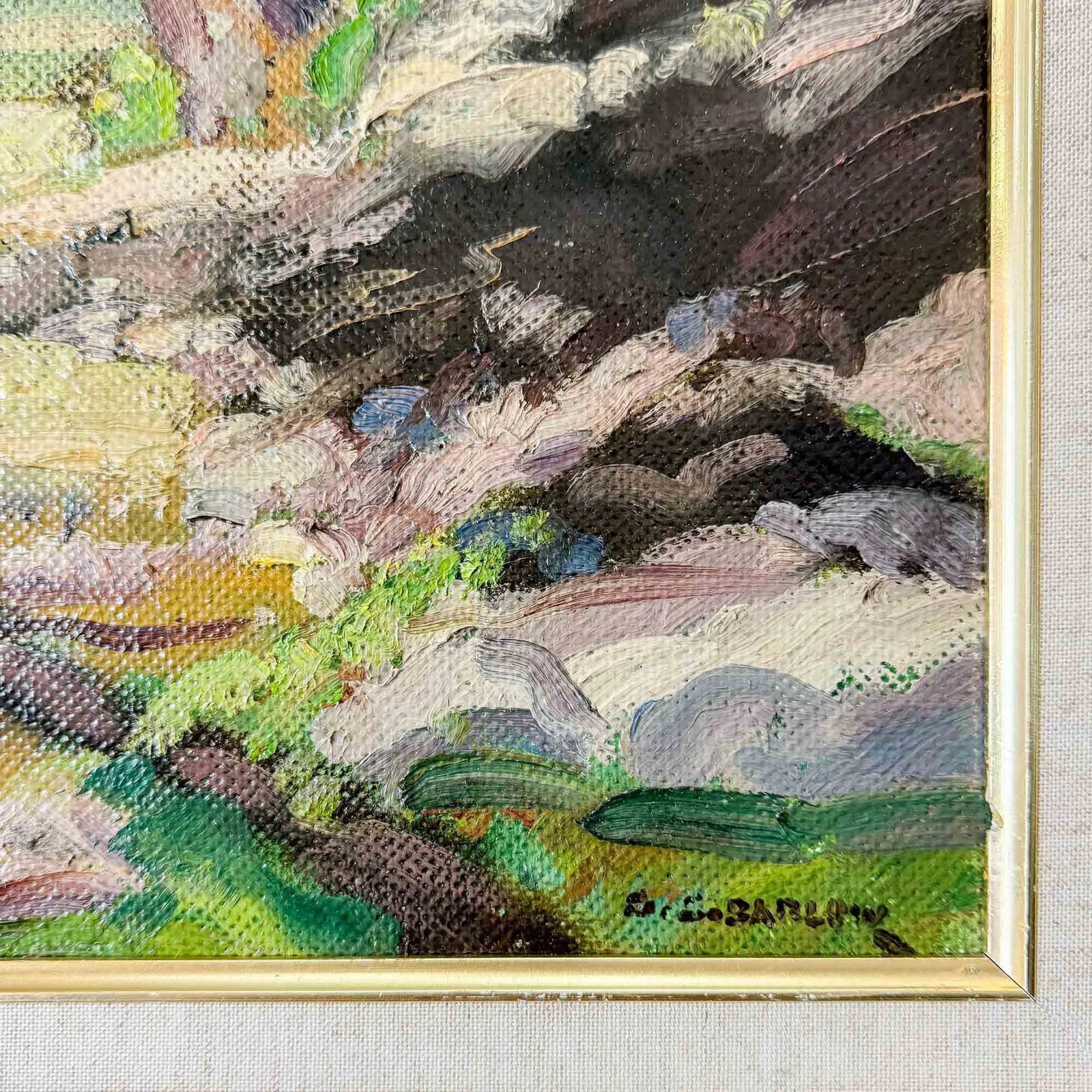 Oil Painting By Gordon Clifford Barlow photo Art