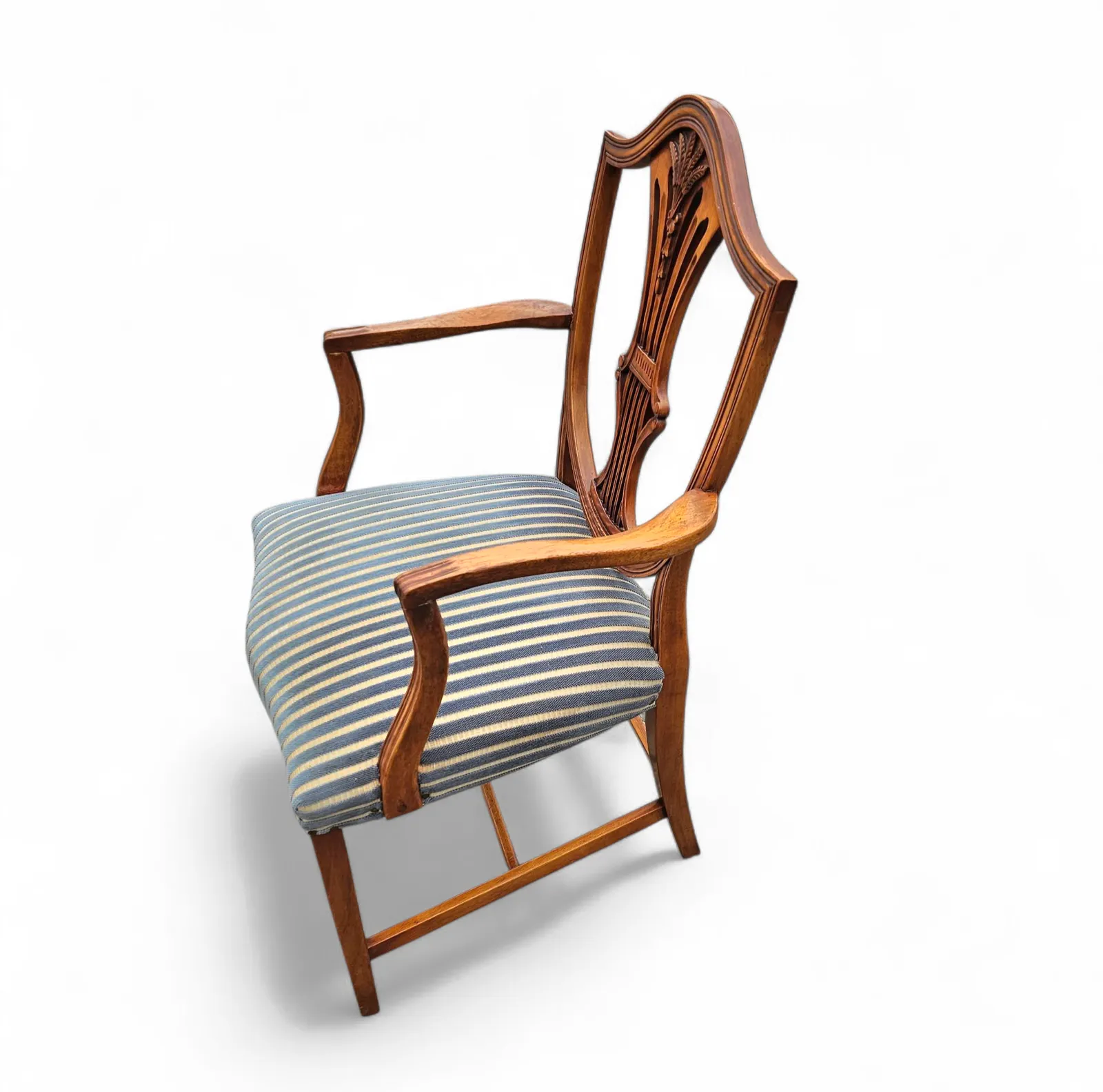 6 X English Mahogany Hepplewhite Chairs / 1920s photo vinterior