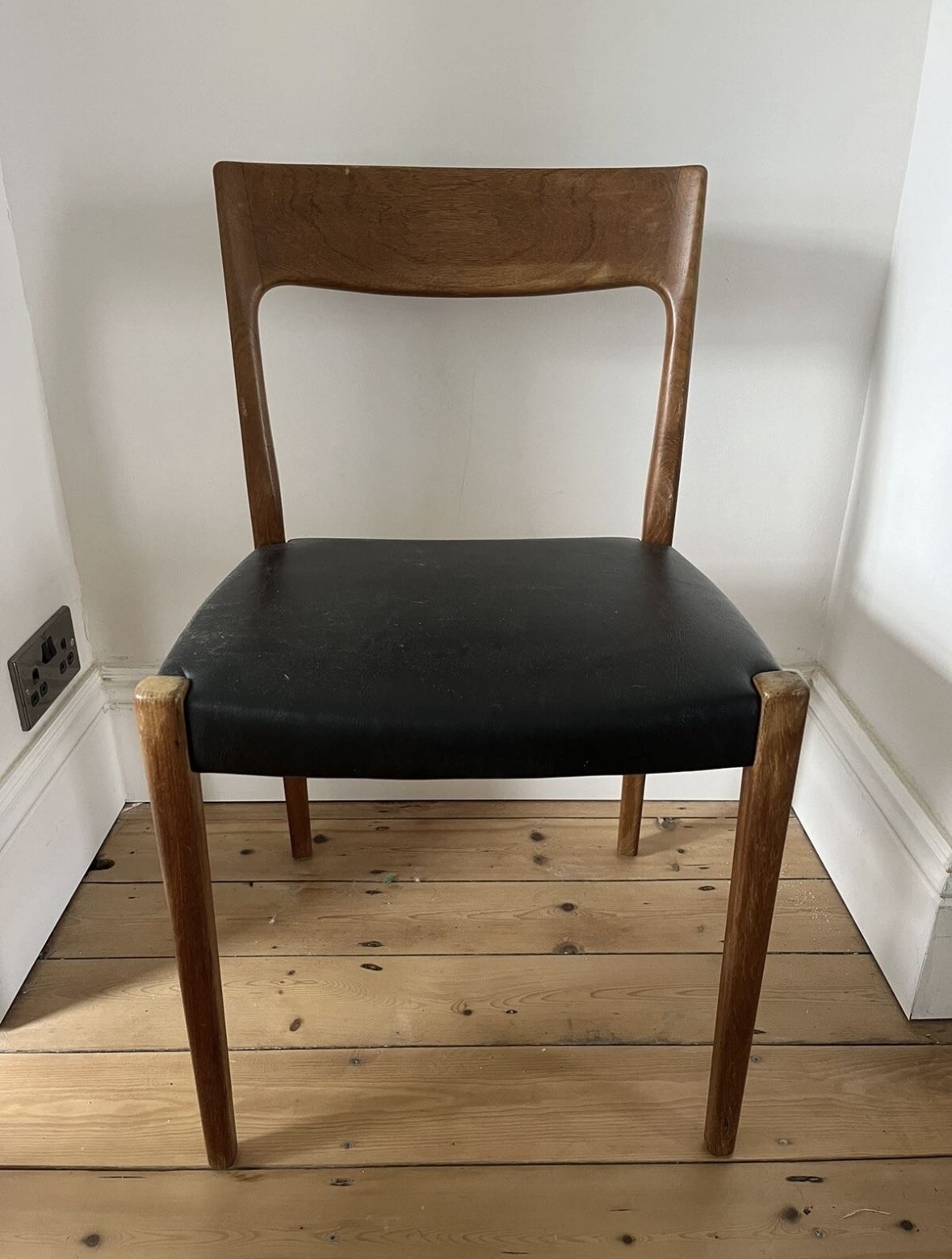 Swedish Vintage Teak Chair By Svegards Markaryd Stamped