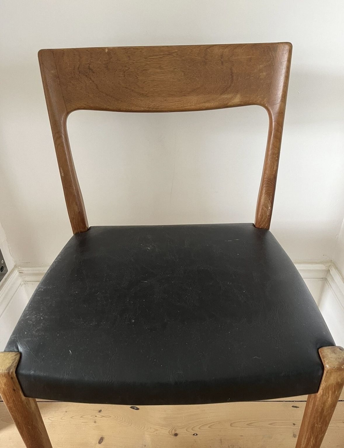 Swedish Vintage Teak Chair By Svegards Markaryd Stamped photo Furniture