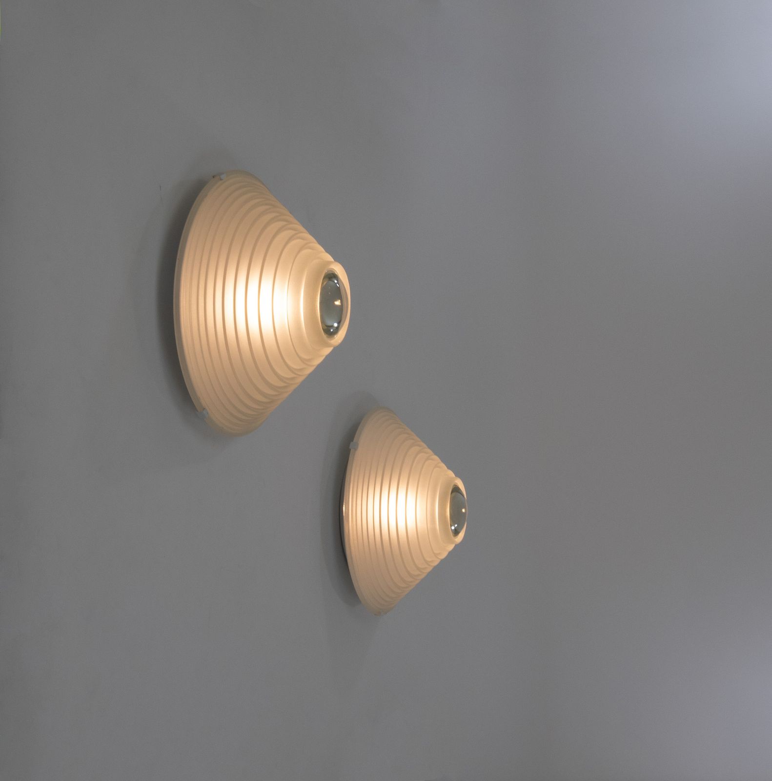 Pair Of Egina Ceiling Or Wall Lamps By Angelo Mangiarotti For Artemide, 1970s photo vinterior
