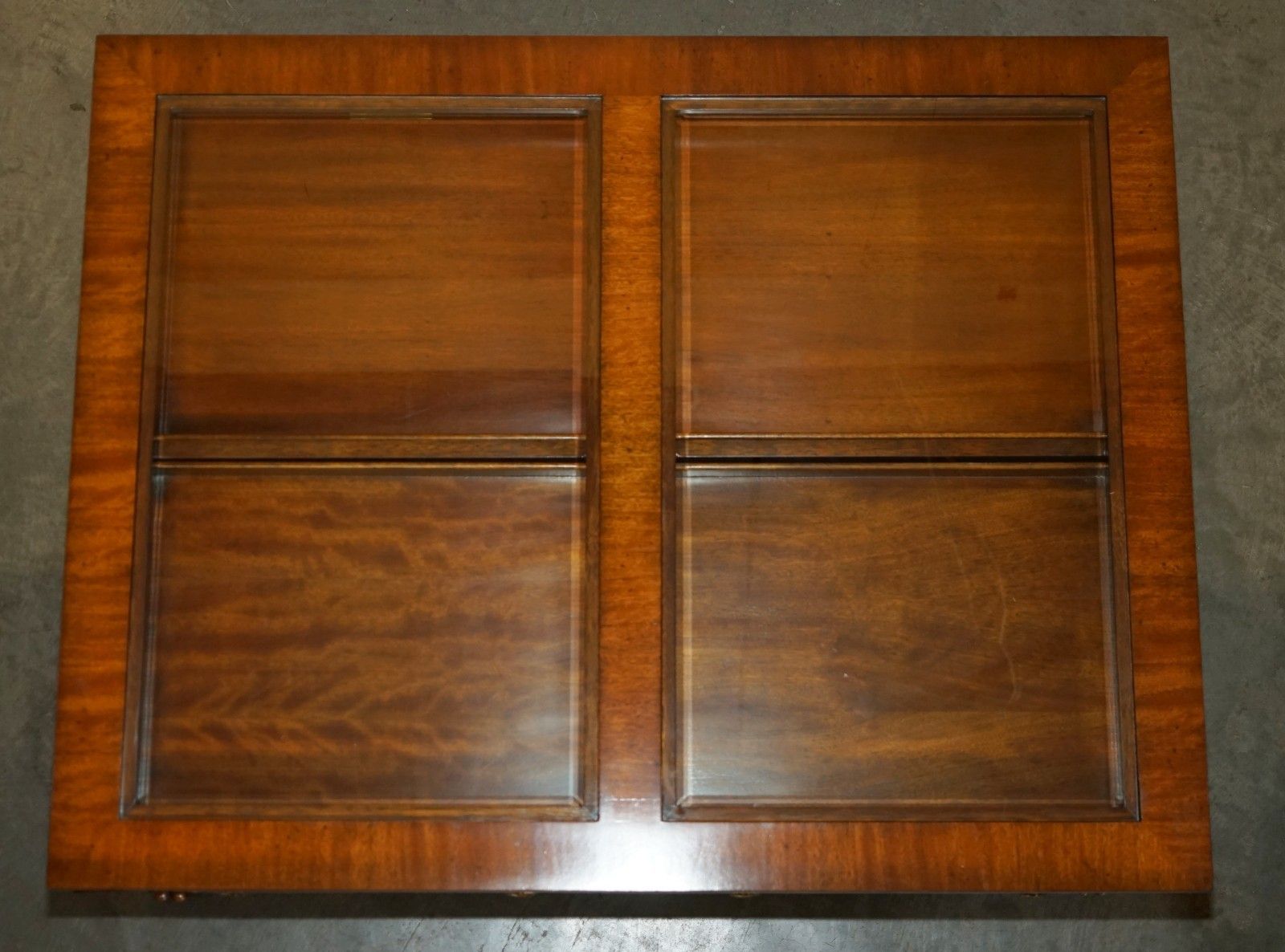 Exhibition Quality Maitland Smith Display Case Top Regency Coffee Cocktail Table photo vintage