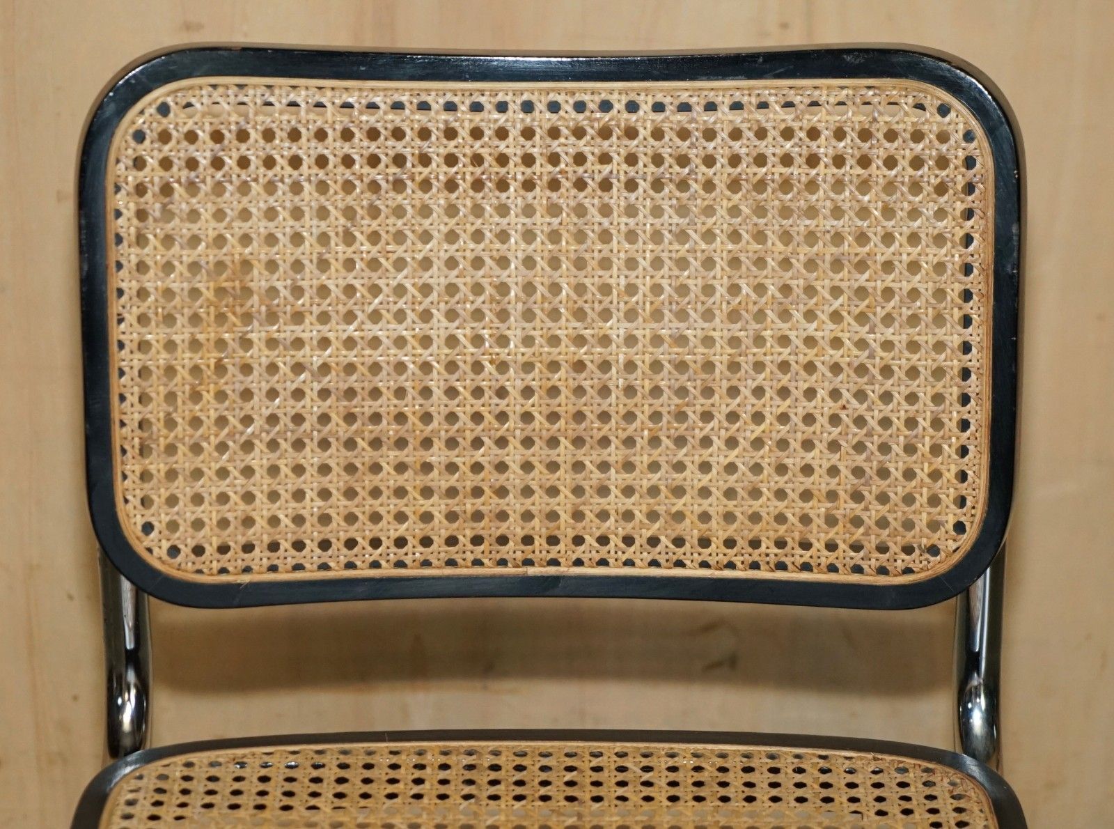 Pair Of Vintage 1987 Made In Italy Stamped Marcel Breuer Cesca Knoll B32 Chairs photo buy