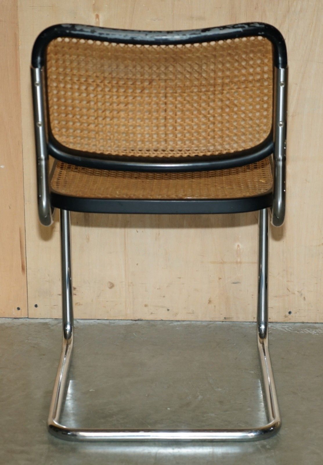 Furniture Pair Of Original 1968 Gavina Knoll Stamped Marcel Breuer Cesca Knoll B32 Chairs photo