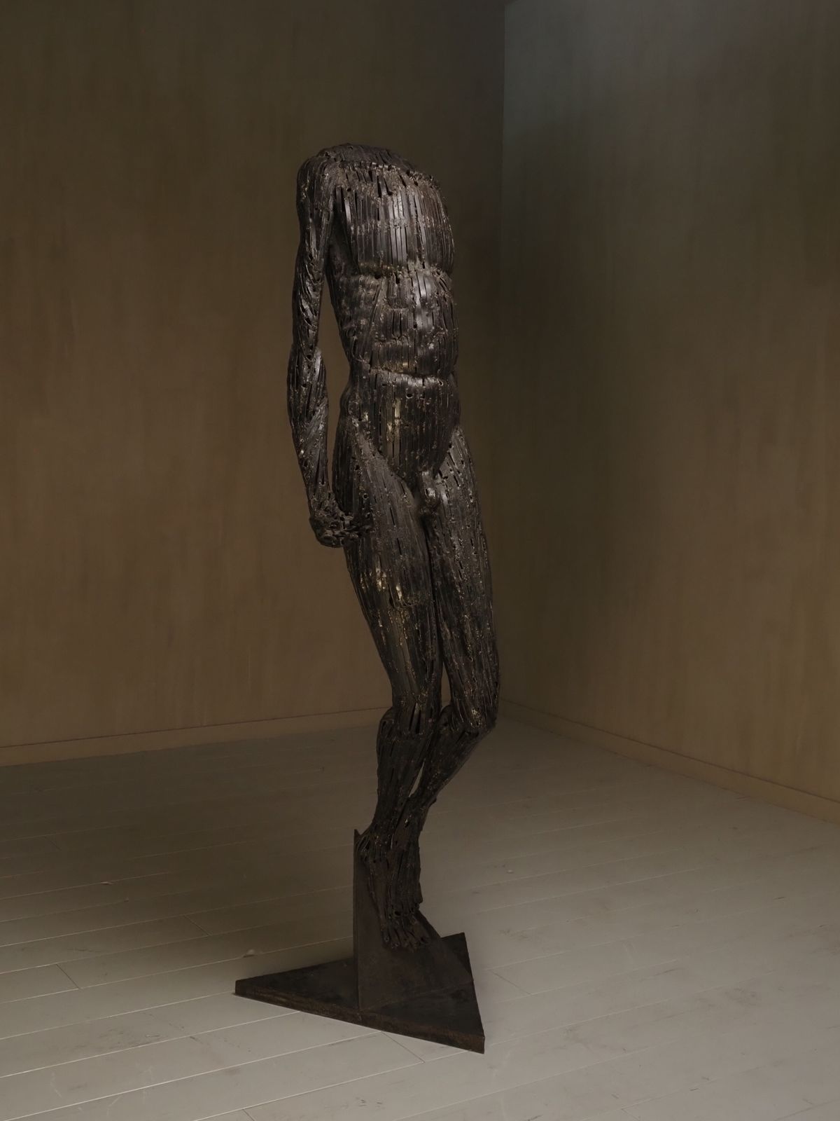 Sculpture Of A Male Nude, 1980s photo for sale