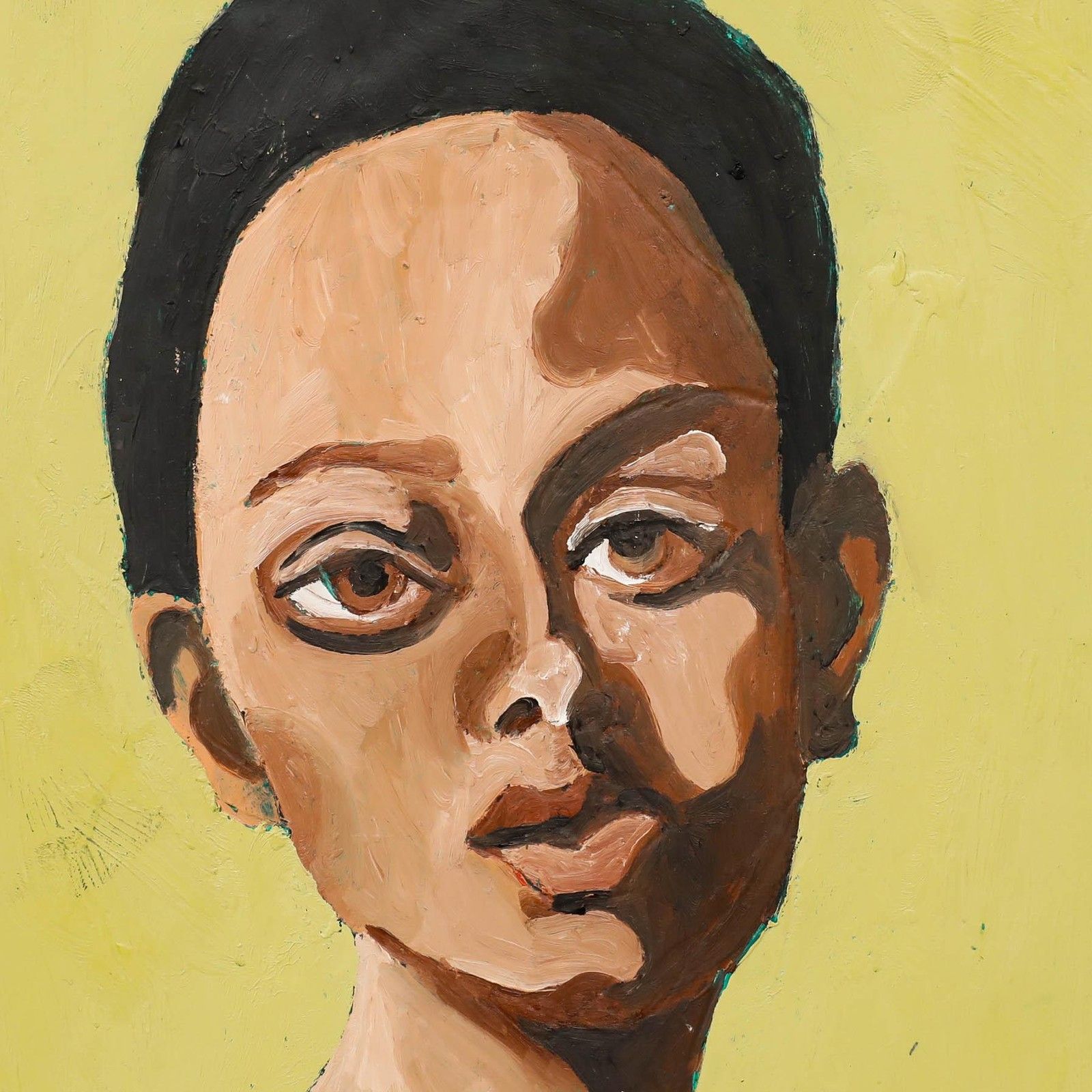 Ben Carrivick Contemporary Oil, Almond Eyes photo Art
