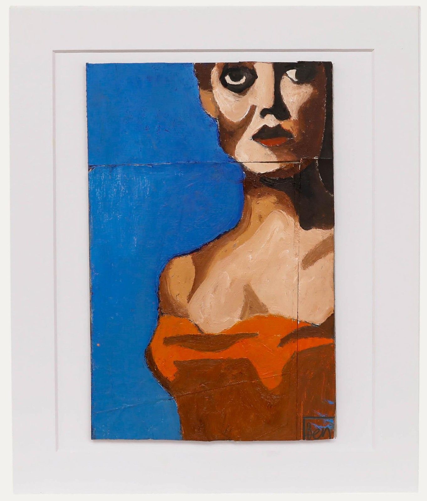 Ben Carrivick Contemporary Oil, Red Dress