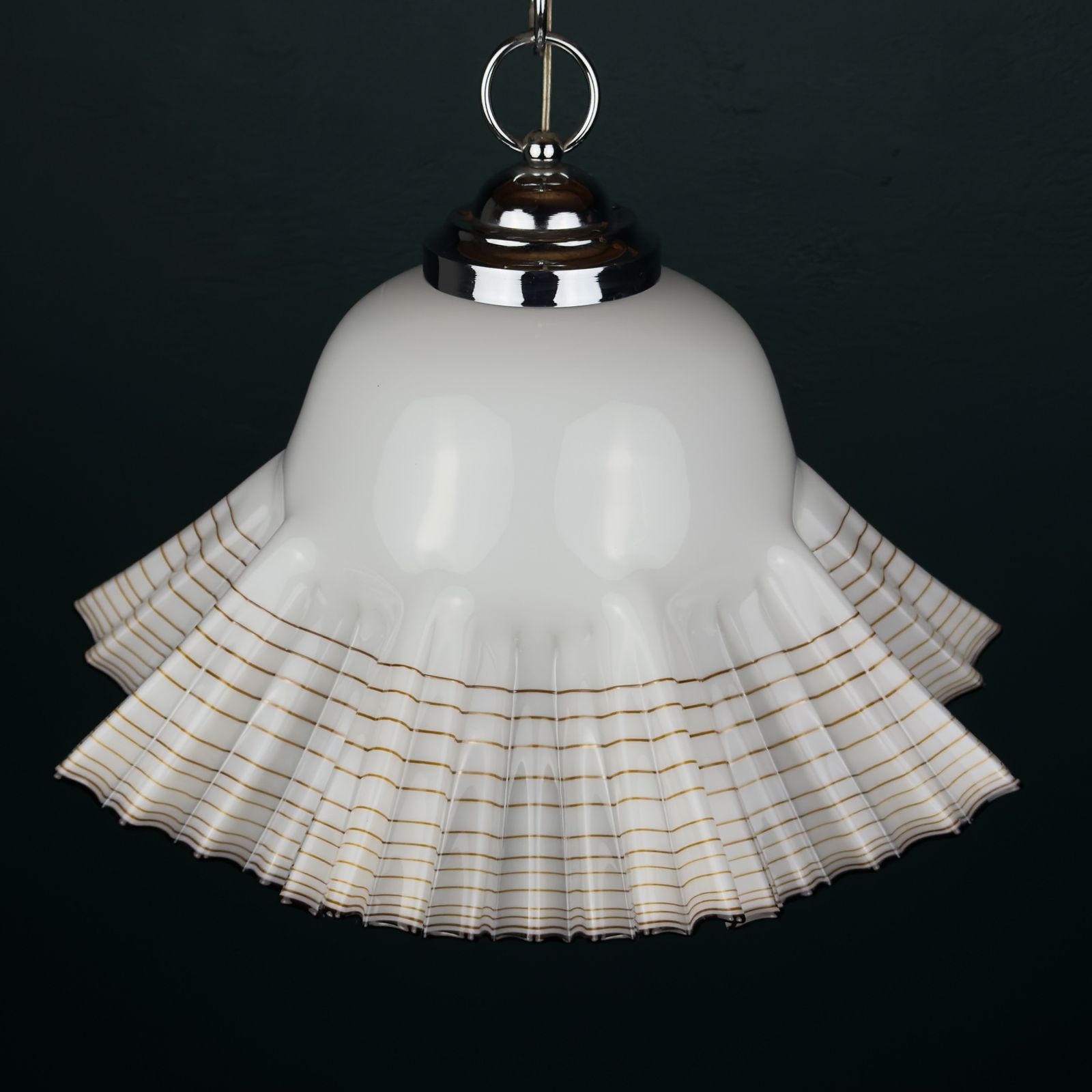 Vintage Murano Pendant Lamp By Vetreria De Majo, Italy 1970s photo for sale
