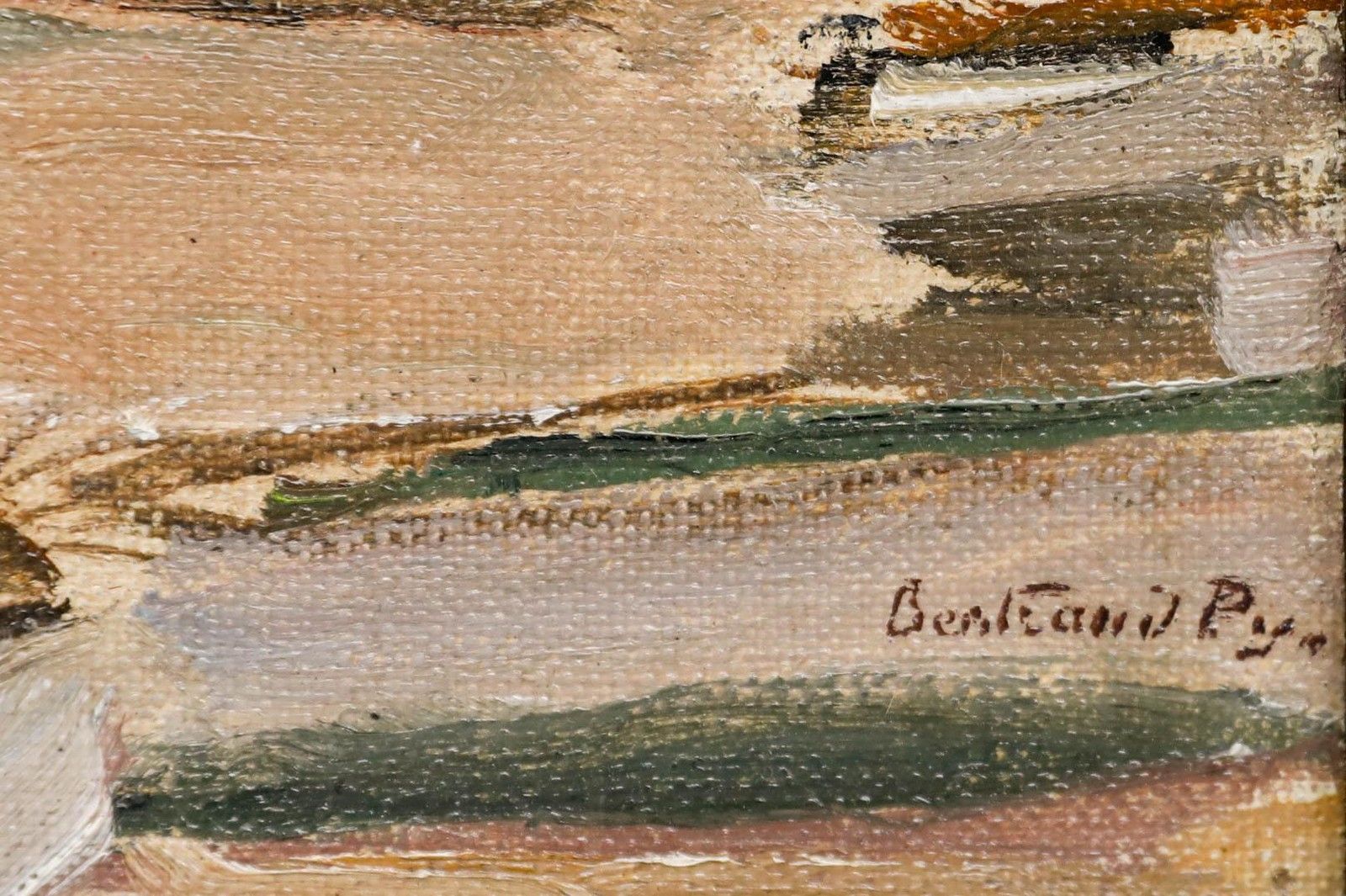Bertrand Py (1895 1973) Mid 20th Century Oil, Boats photo vinterior