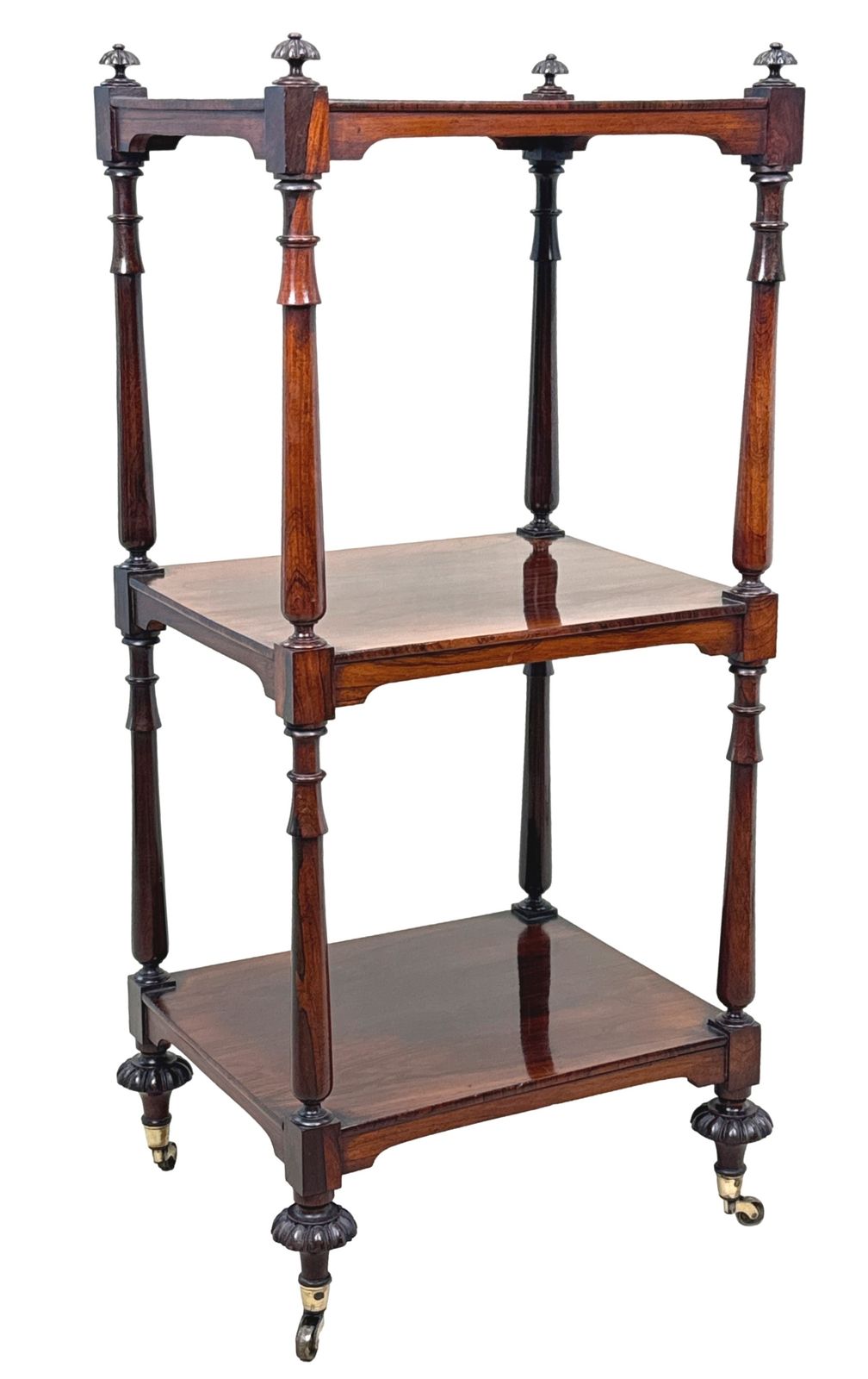 Small Regency Rosewood Whatnot (England, Circa 1825) photo vinterior