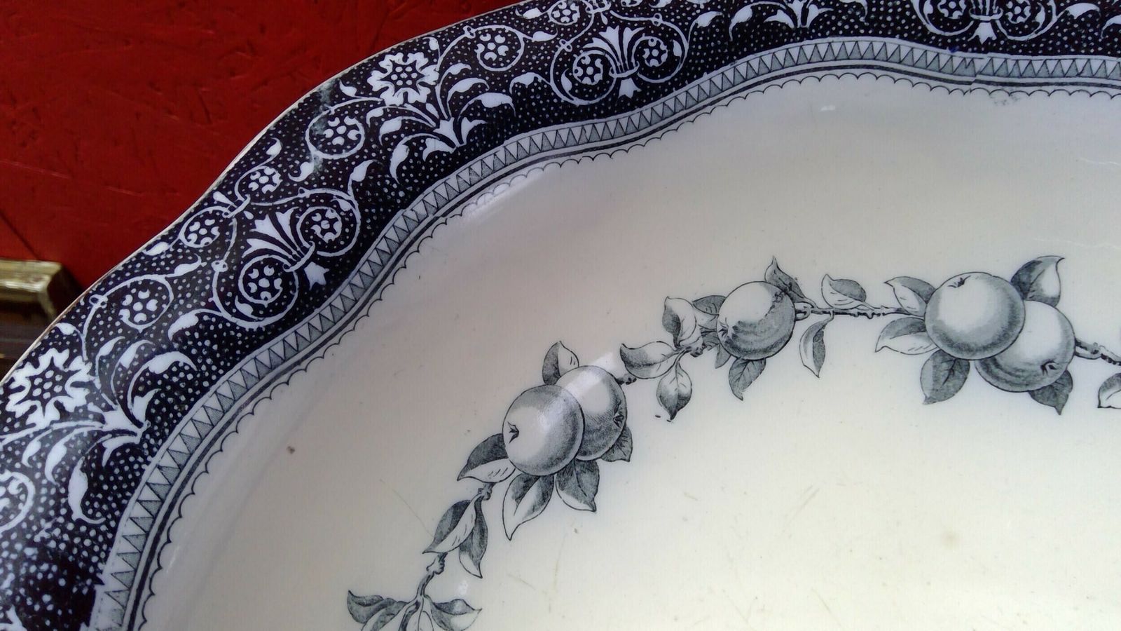 Doulton Burslem Aesthetic Period ,Patented Shaped Pottery Jug And Bowl Chamber Set ,Probaly Designed By Christopher Dresser For Morris And Co photo for sale