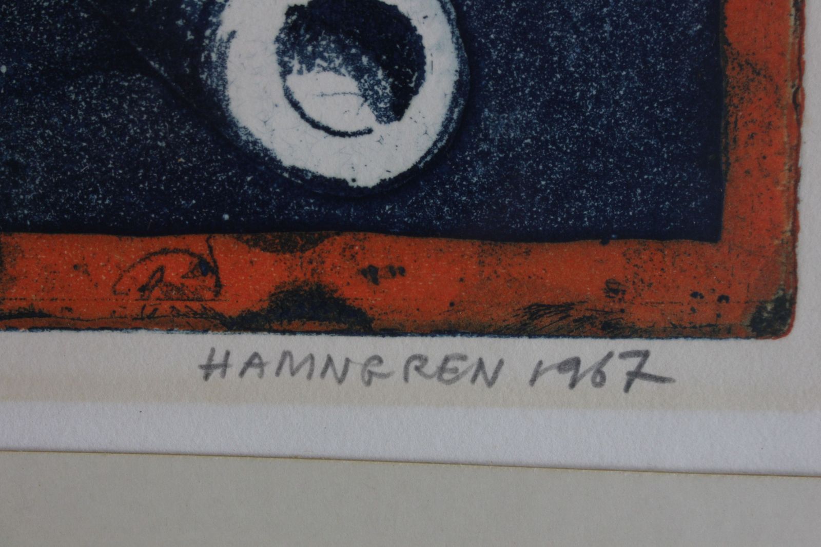 Hans Hamngren Lithograph From 1967 No 18 Of 35 photo furniture