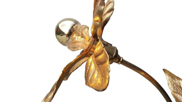 Brass Floor Lamp Attributed To Willy Daro, Mid Century photo 1250.0