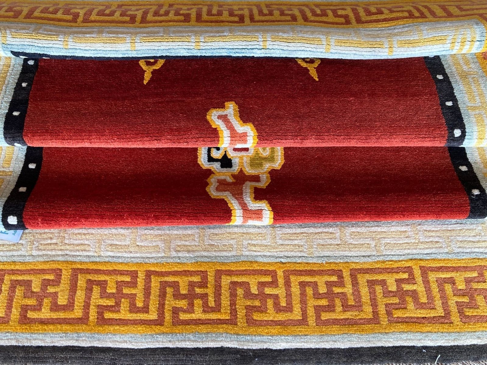 photo buy Vintage Tibetan Rug 2.11m X 1.24m