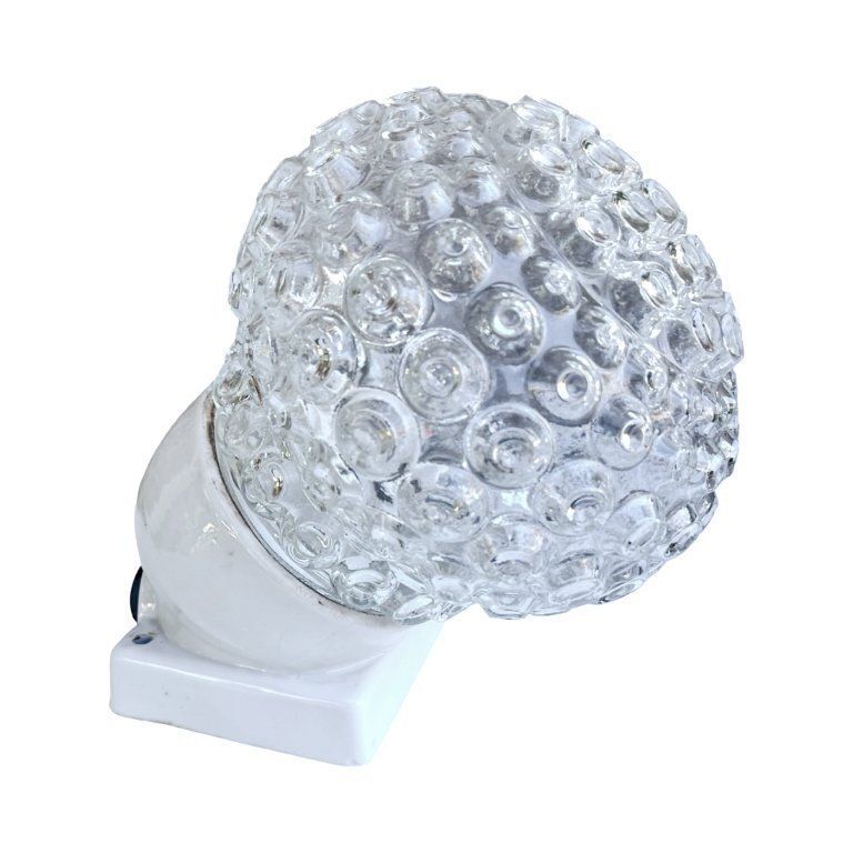 Industrial Wall Lamp, Elektrosvit Nové Zámky, Czechoslovakia, 1960s photo vintage