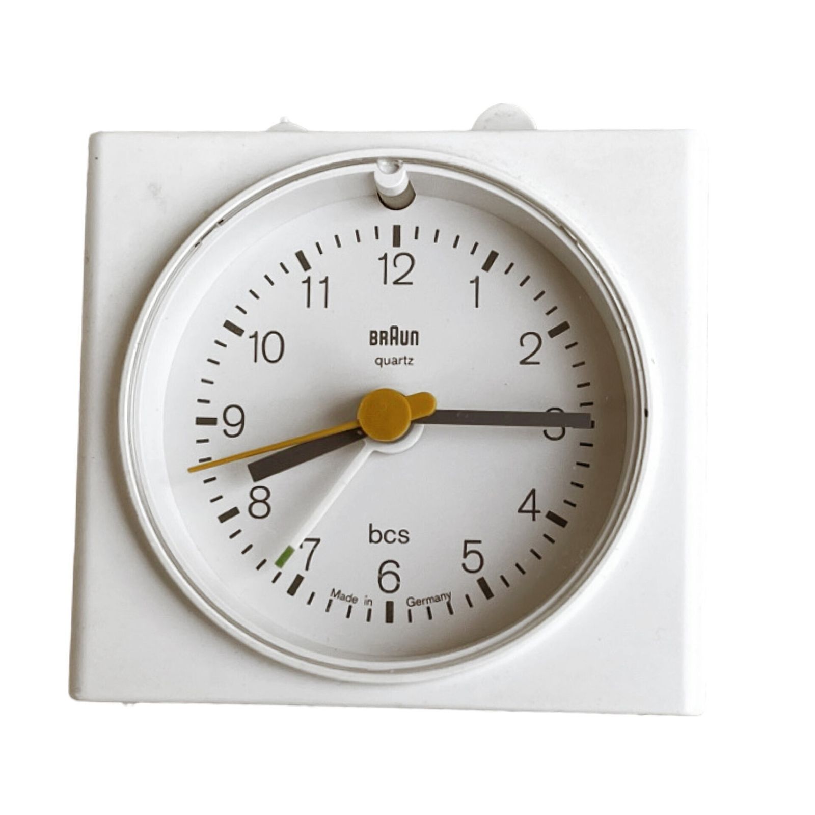 White Braun Alarm Clock, Designed By Dietrich Lubs, Germany 1992 photo furniture