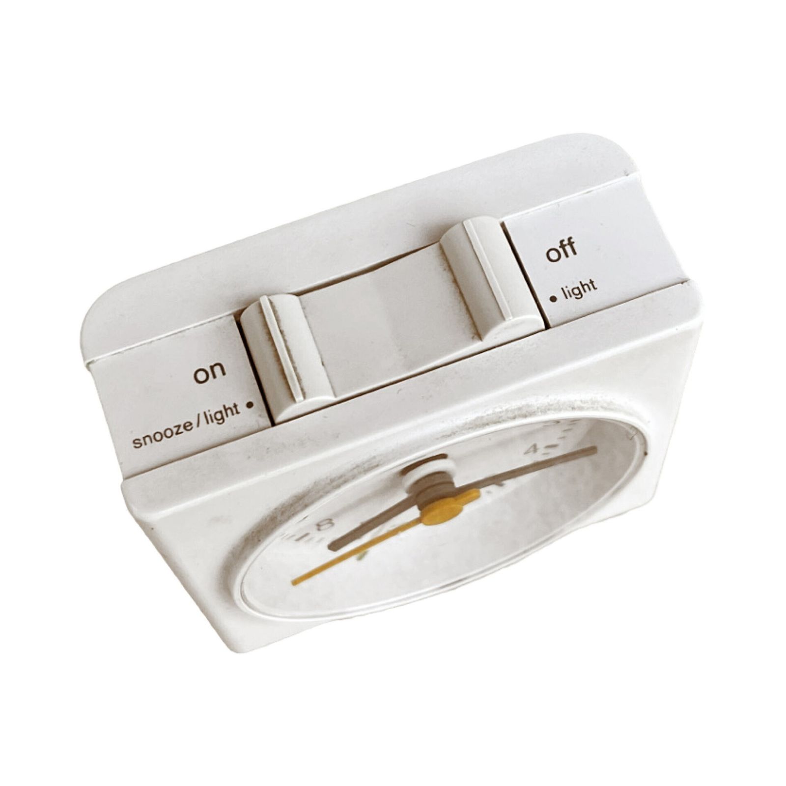 White Braun Alarm Clock, Designed By Dietrich Lubs, Germany 1992 photo buy