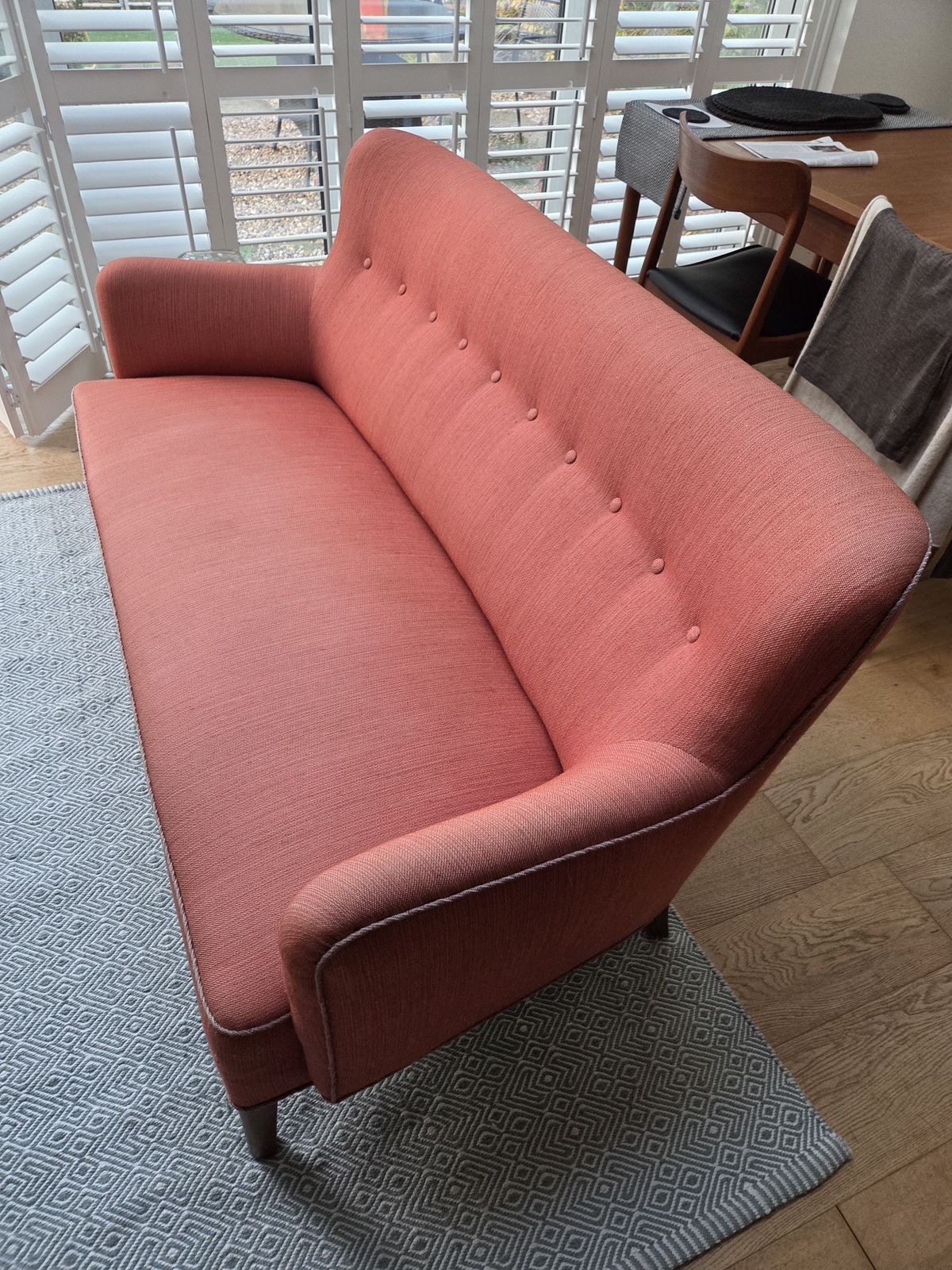 Mid Century (1950s) Compact 3 Seater Danish Sofa