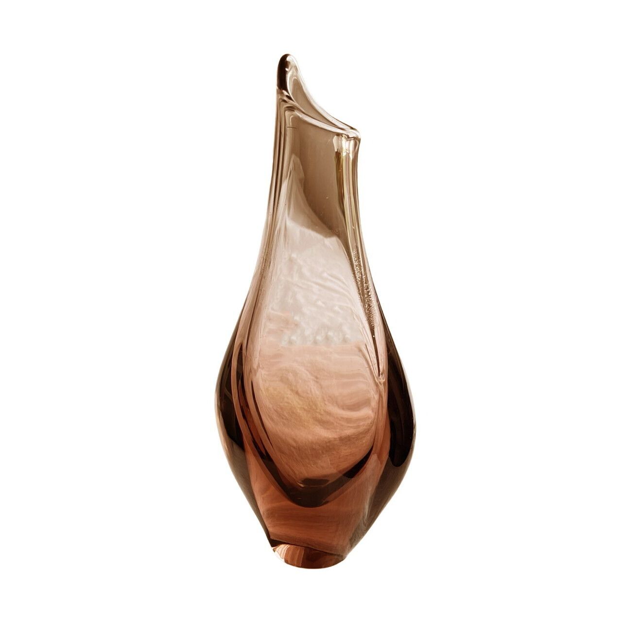 photo for sale Glass Vase Designed By M. Klinger železny Brod Sklo Czechoslovakia 1960s