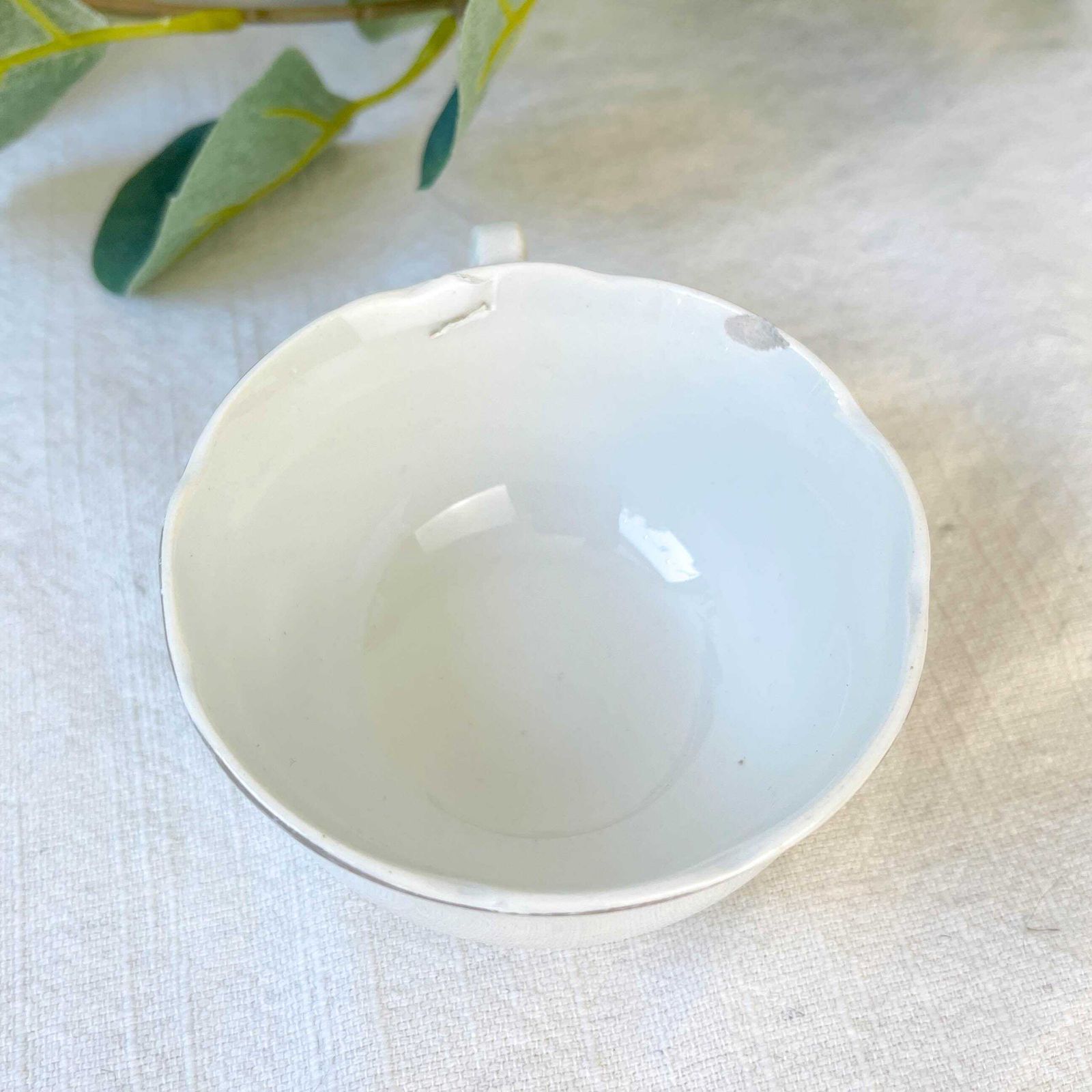 photo for sale Vintage Digoin Sarreguemines Tea Set – Rope Model – Bird Of Paradise Motif – Antique Retro Earthenware Tableware