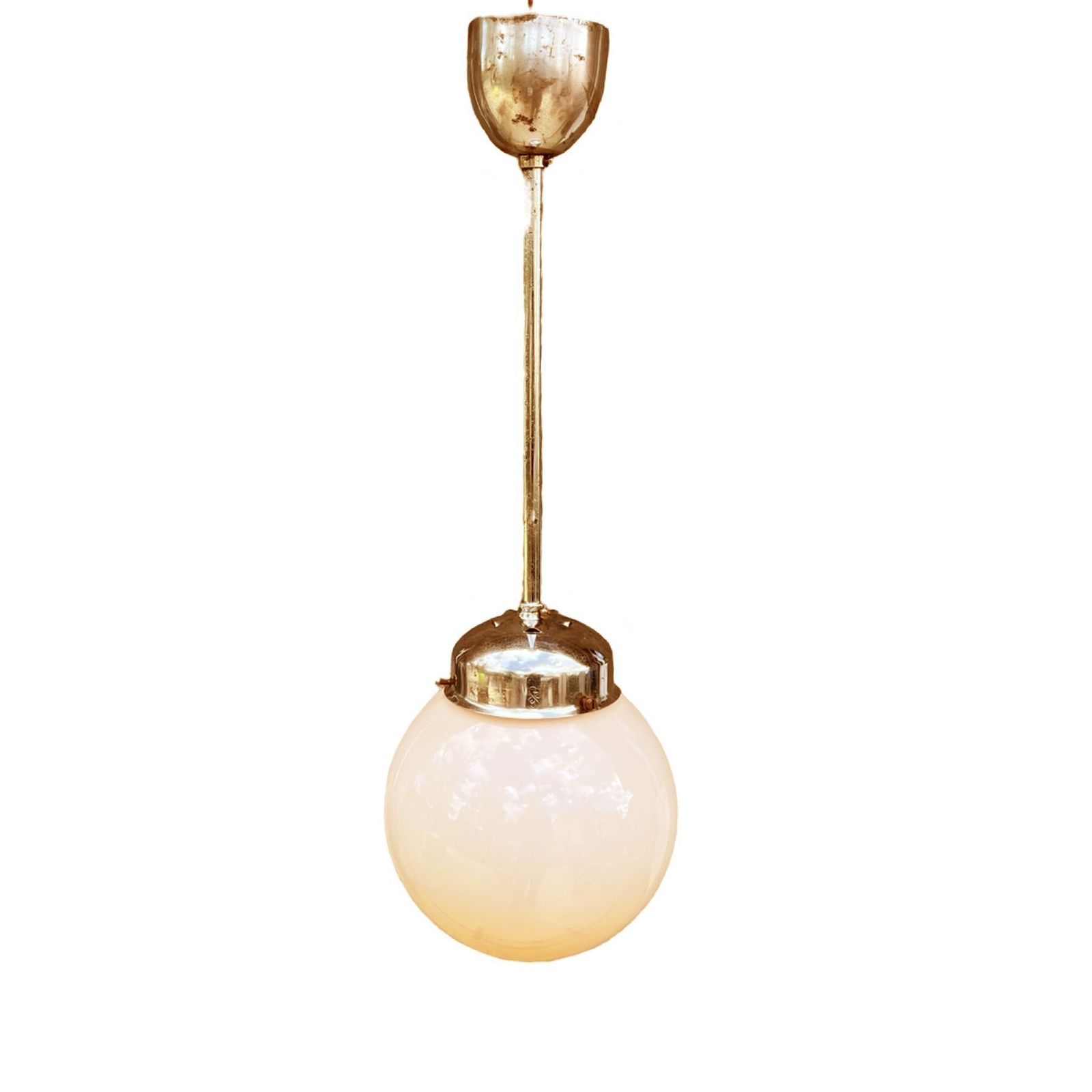 photo furniture Art Deco Pendant Lamp, Napako, Czechoslovakia, 1940s.