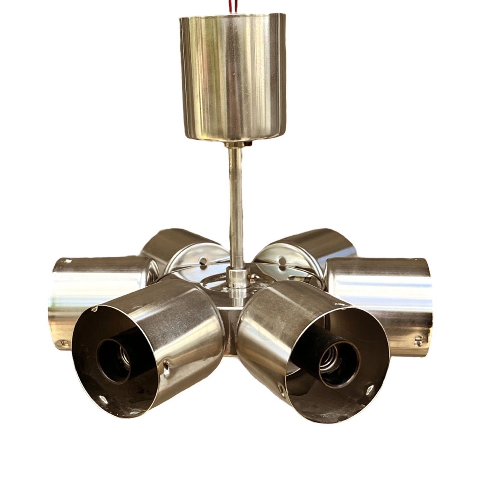 Sputnik Chandelier, Kamenicky Senov, Czechoslovakia, 1970s. photo for sale