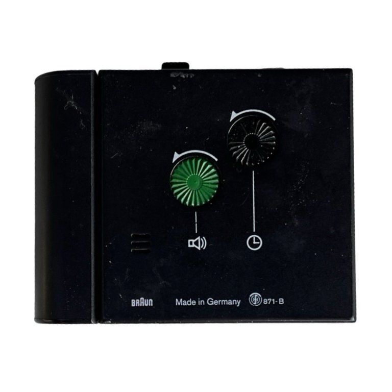 Braun Alarm Clock, Travel Clock, Designed By D. Rams, Germany, 1970s. photo Home Decor