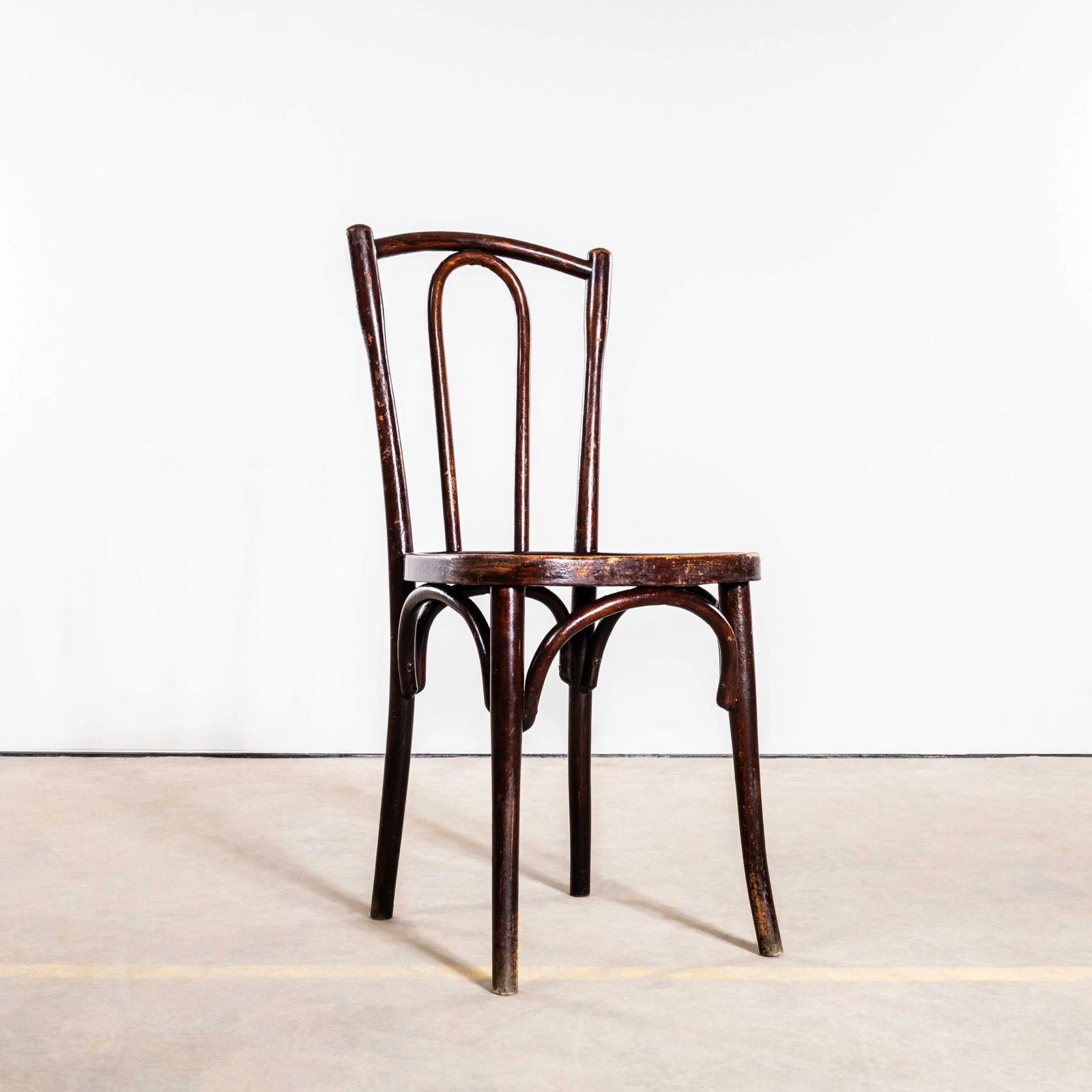 1940’s Rich Dark Fischel Bentwood Dining Chairs – Set Of Six photo furniture