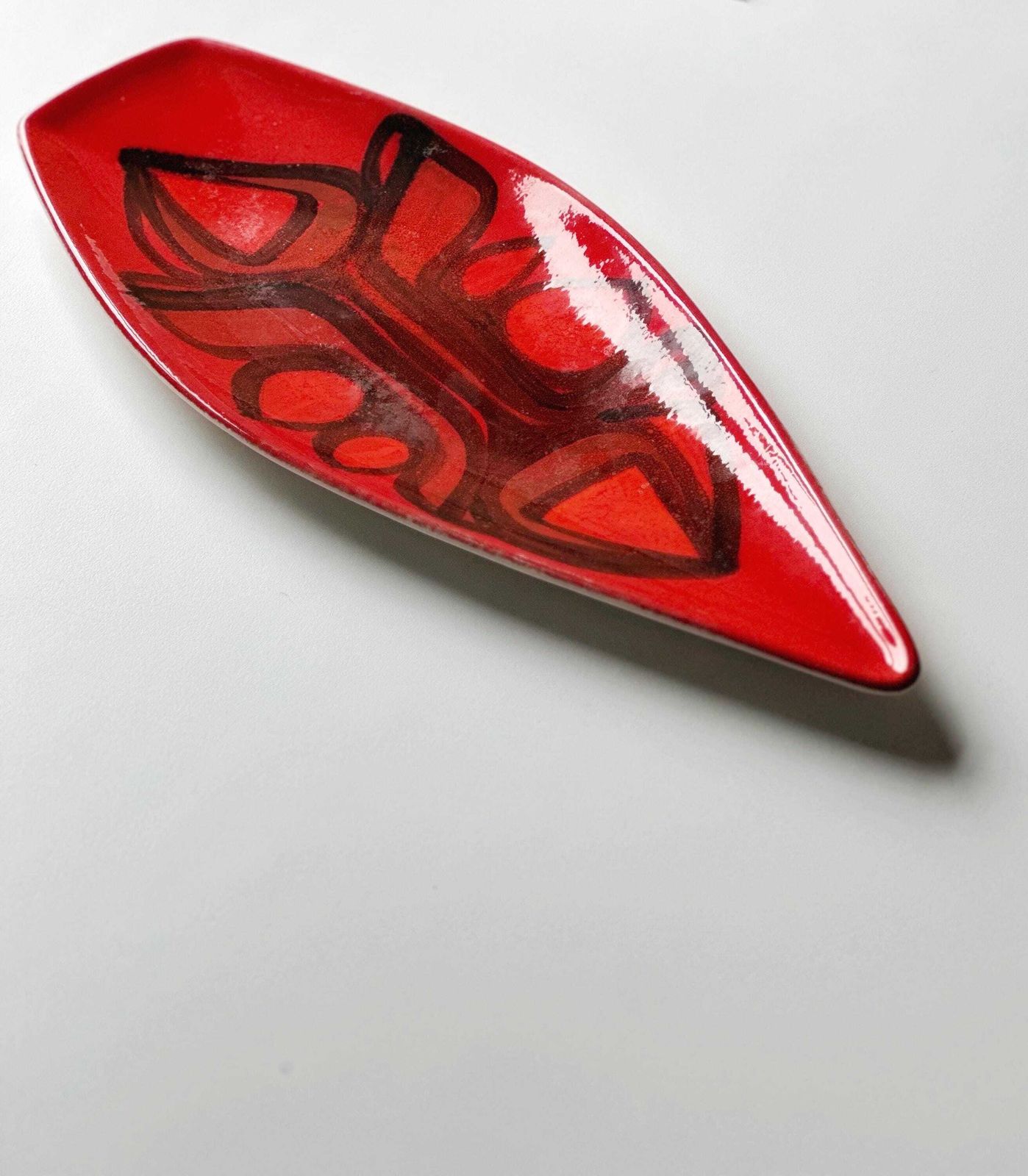 Modernist Poole Pottery Aegean Large Dish, C.1965–72 With Monogram Attributed To Diana Davis photo for sale