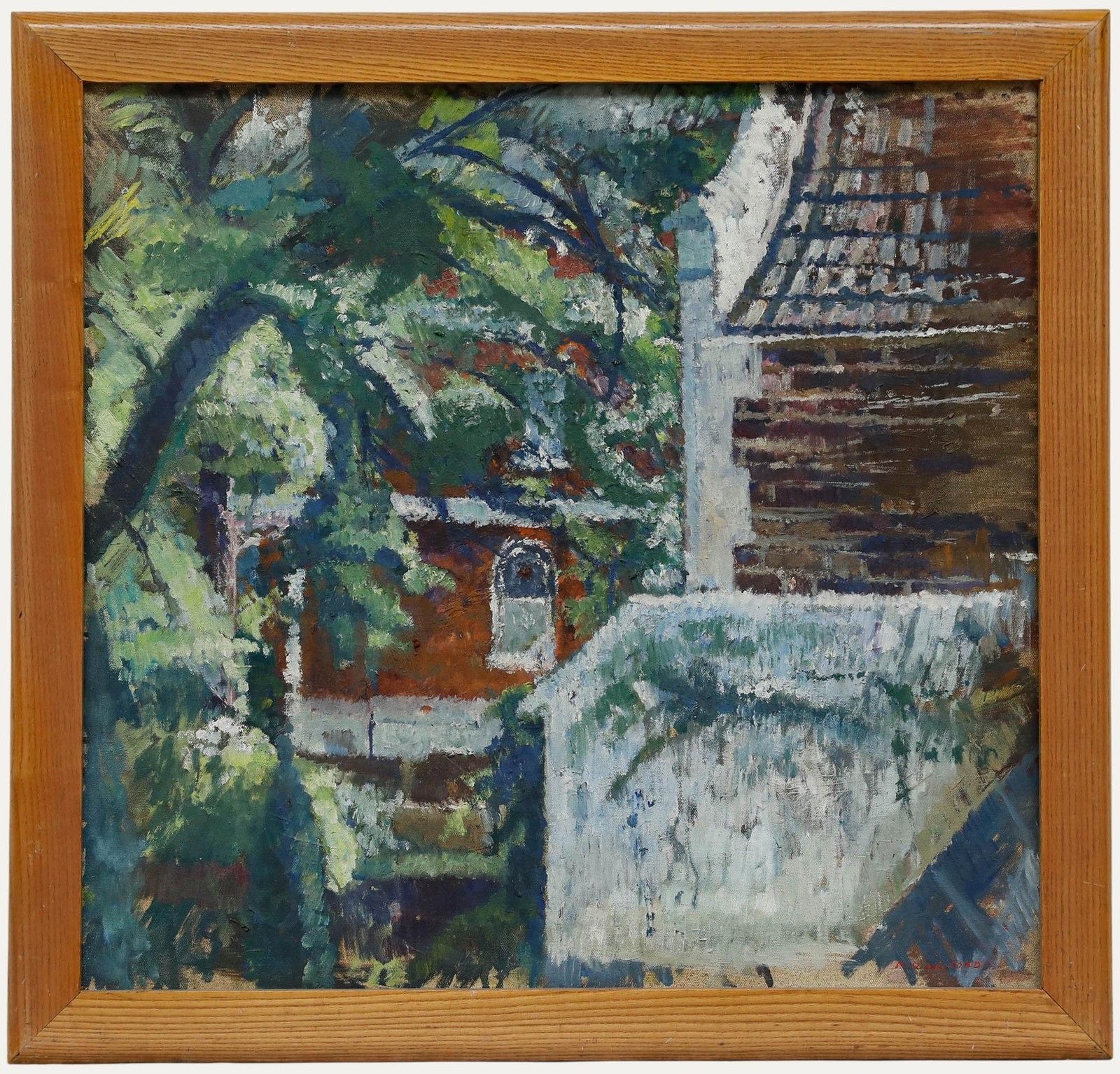 Mark Ford 20th Century Oil, Houses Through The Trees