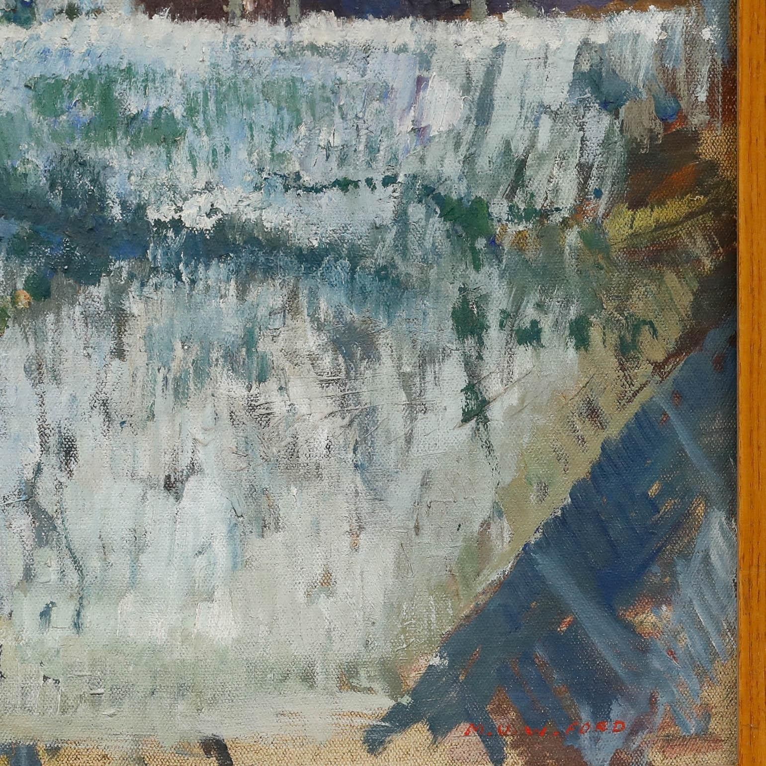 Mark Ford 20th Century Oil, Houses Through The Trees photo vinterior