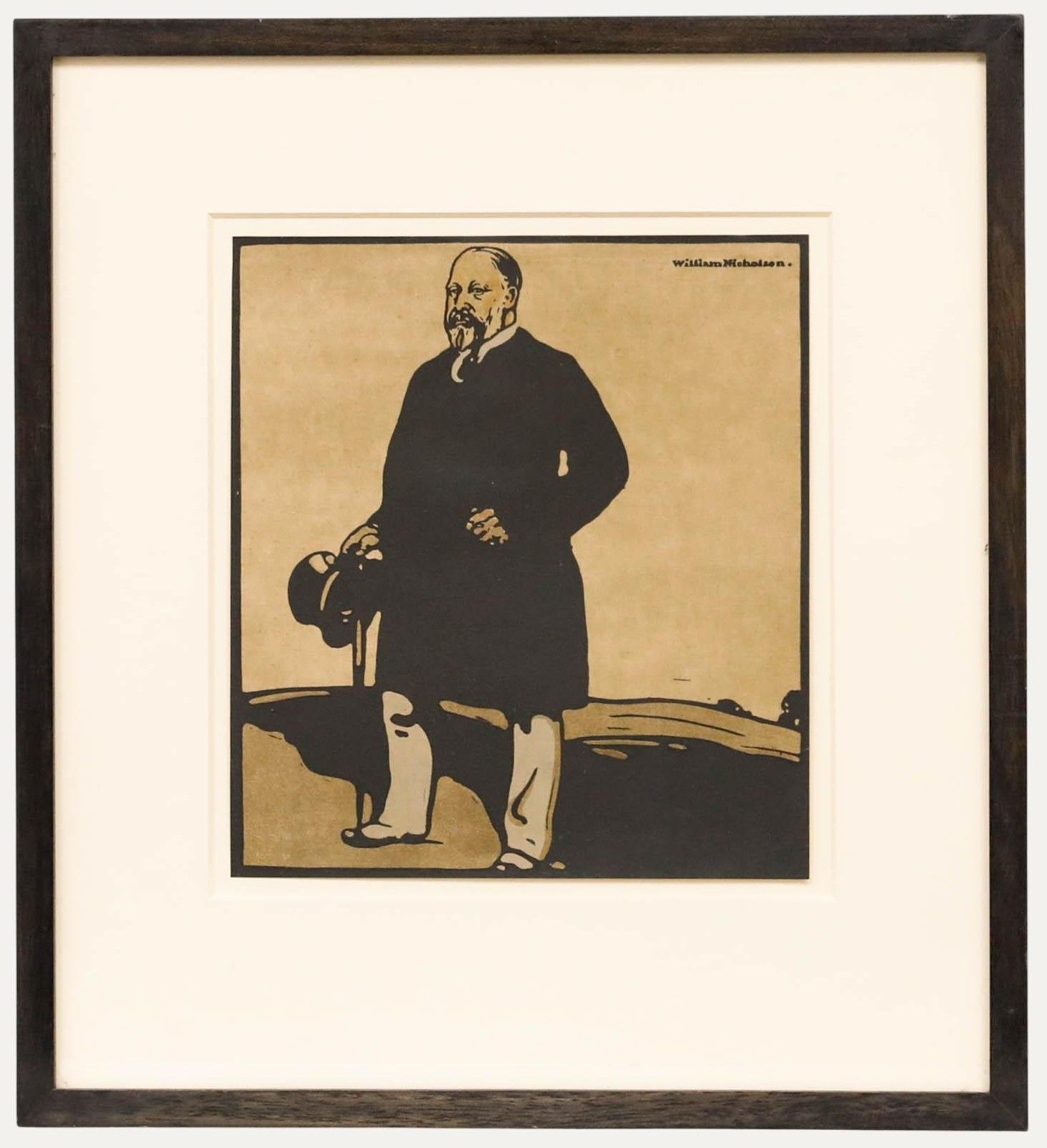 Sir William Nicholson (1872 1949)  Early 20th Century Lithograph Prince Of Wales