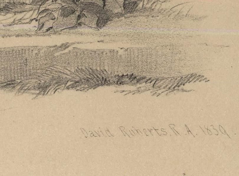 Louis Haghe After David Roberts 19th Century Lithograph, The Tomb Of Joseph photo 175.0